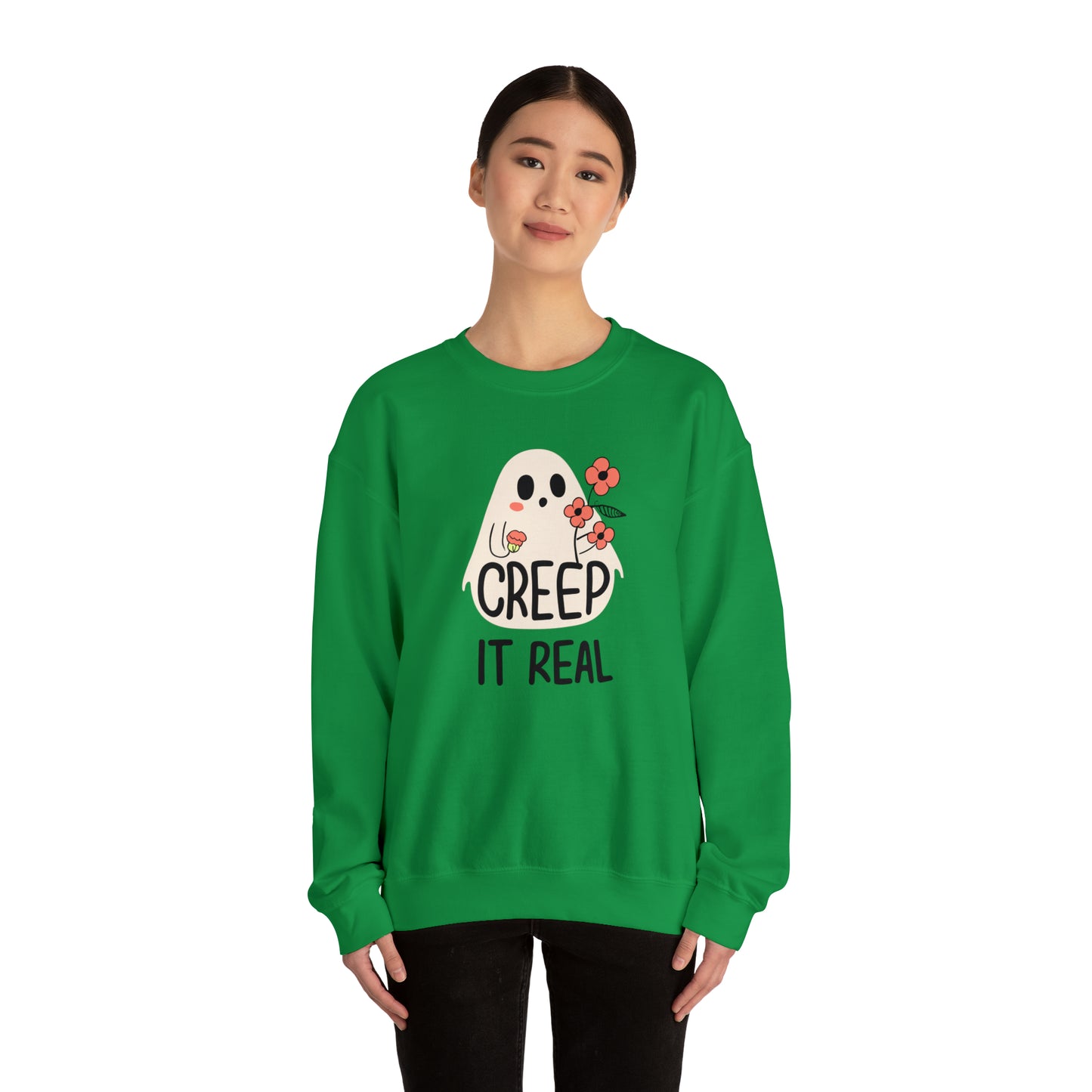 Creep It Real Spooky Sweatshirt, Spooky Season Halloween Sweatshirt, Halloween Costume, Spooky Sweatshirt, Halloween Gifts