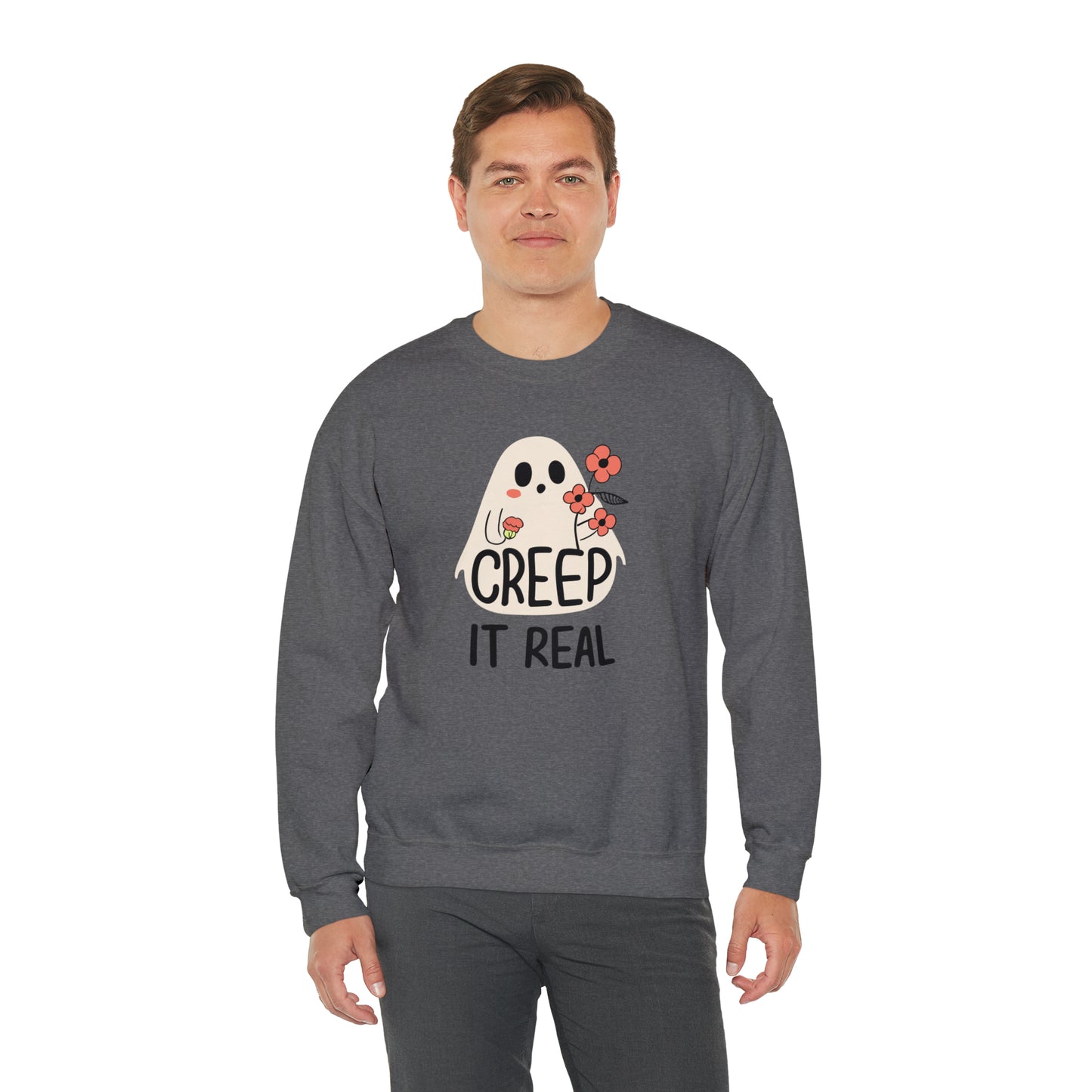 Creep It Real Spooky Sweatshirt, Spooky Season Halloween Sweatshirt, Halloween Costume, Spooky Sweatshirt, Halloween Gifts