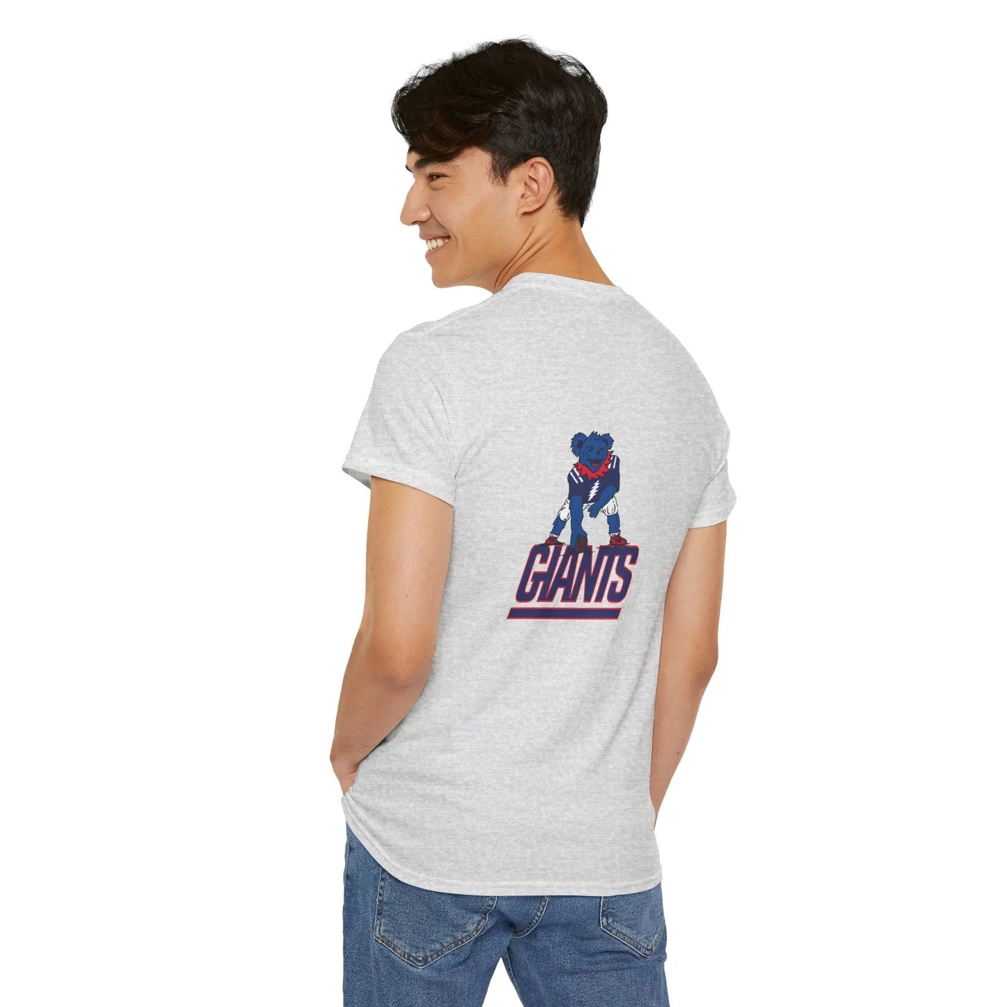 New York Giants Grateful Dead Dancing Bear Two-Sided T-Shirt The Gridiron Collection