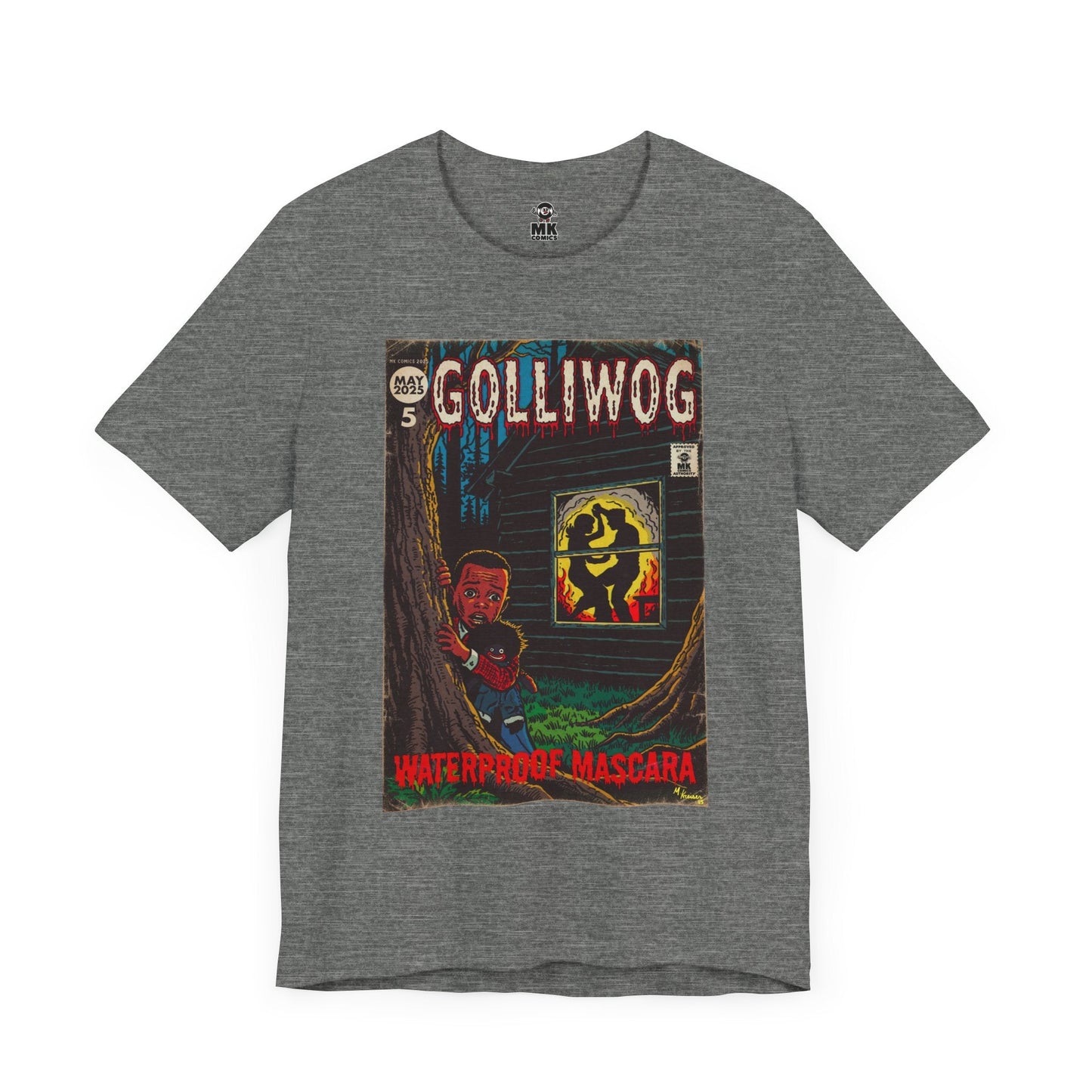 Waterproof Mascara Unisex Jersey Short Sleeve Tee Golliwog