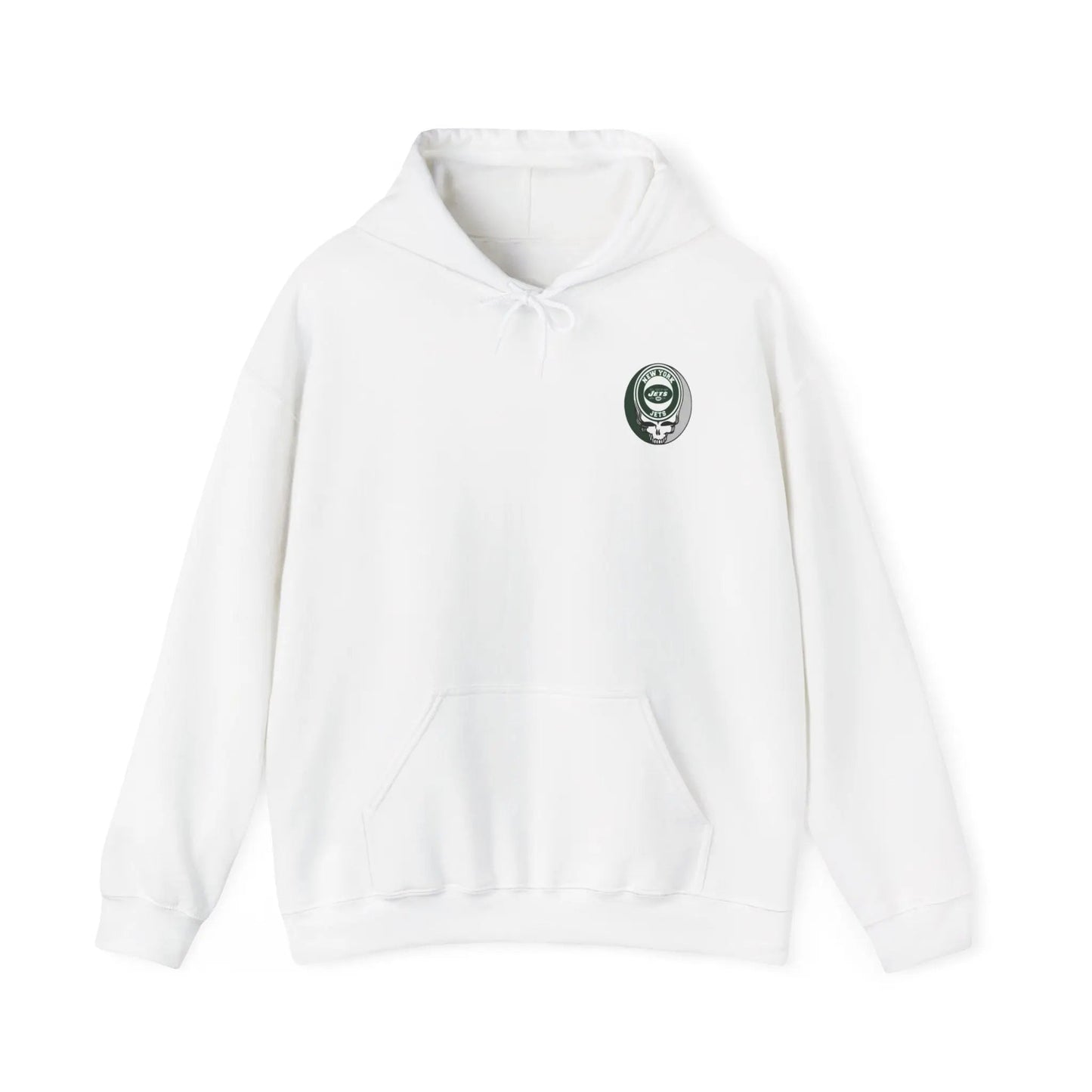 New York Jets Dancing Bear Unisex Hoodie Two-Sided The Gridiron Collection