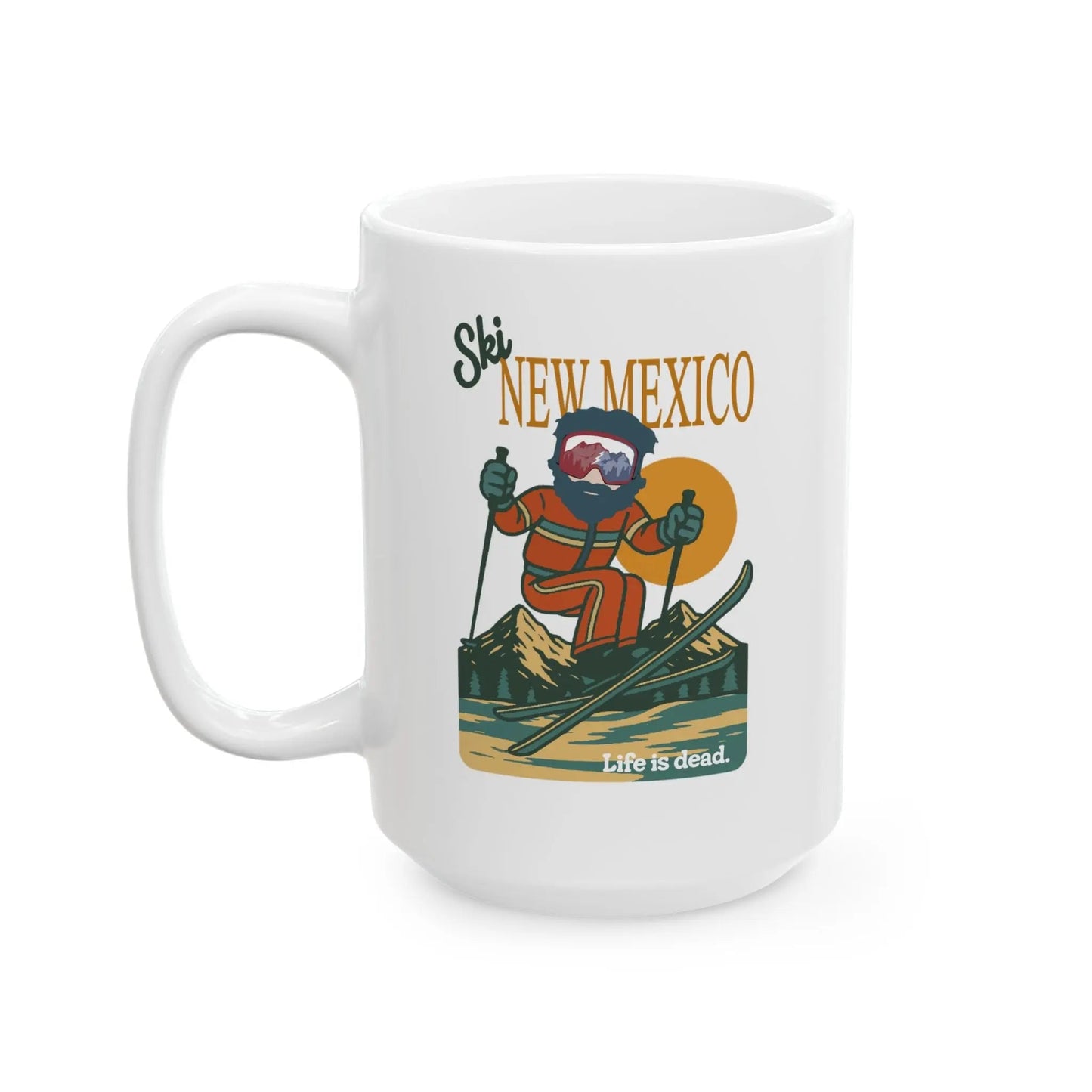 Ski New Mexico 15oz Ceramic Mug