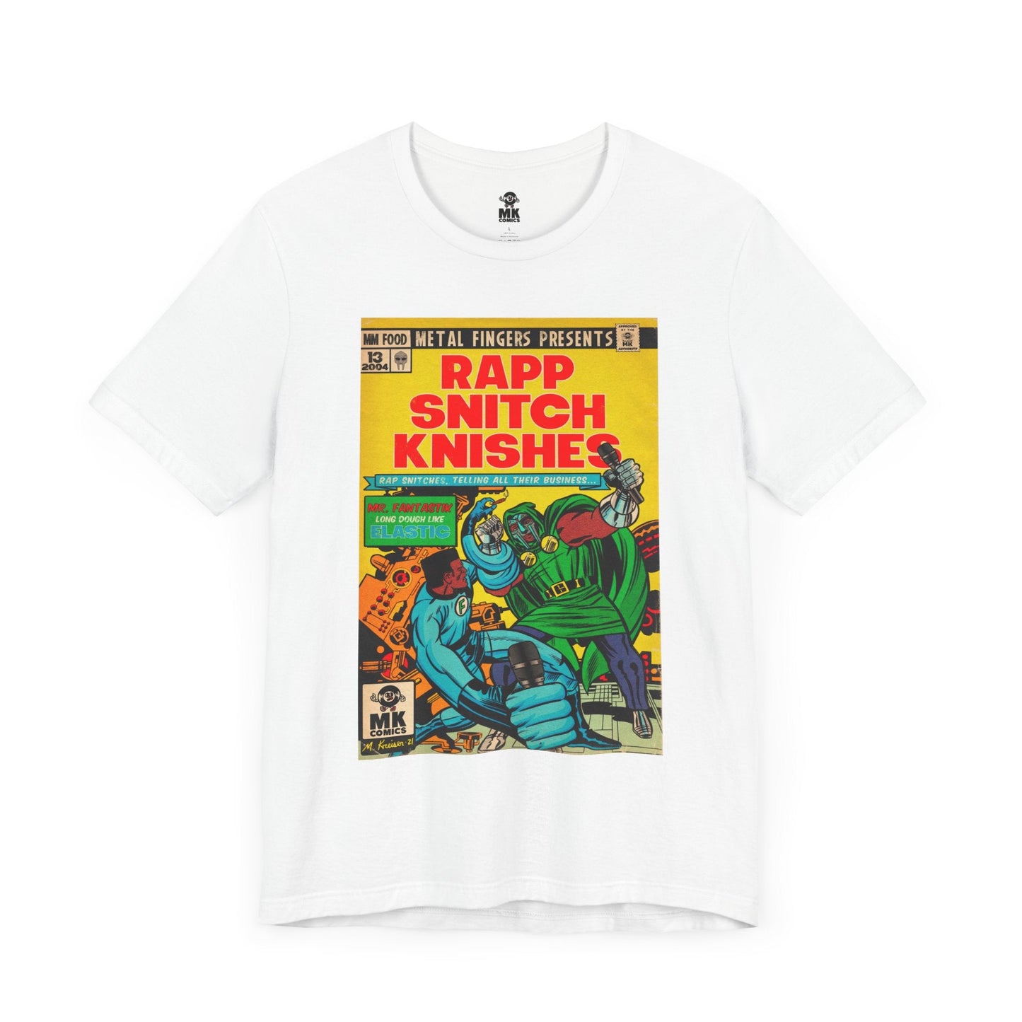 Rapp Snitch Knishes Comic Book Art - Unisex Jersey Short Sleeve Tee