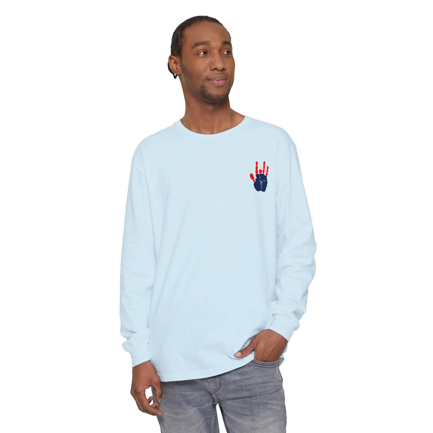 Jerry's Hand Garment-dyed Long Sleeve T-Shirt Vineyard Collection