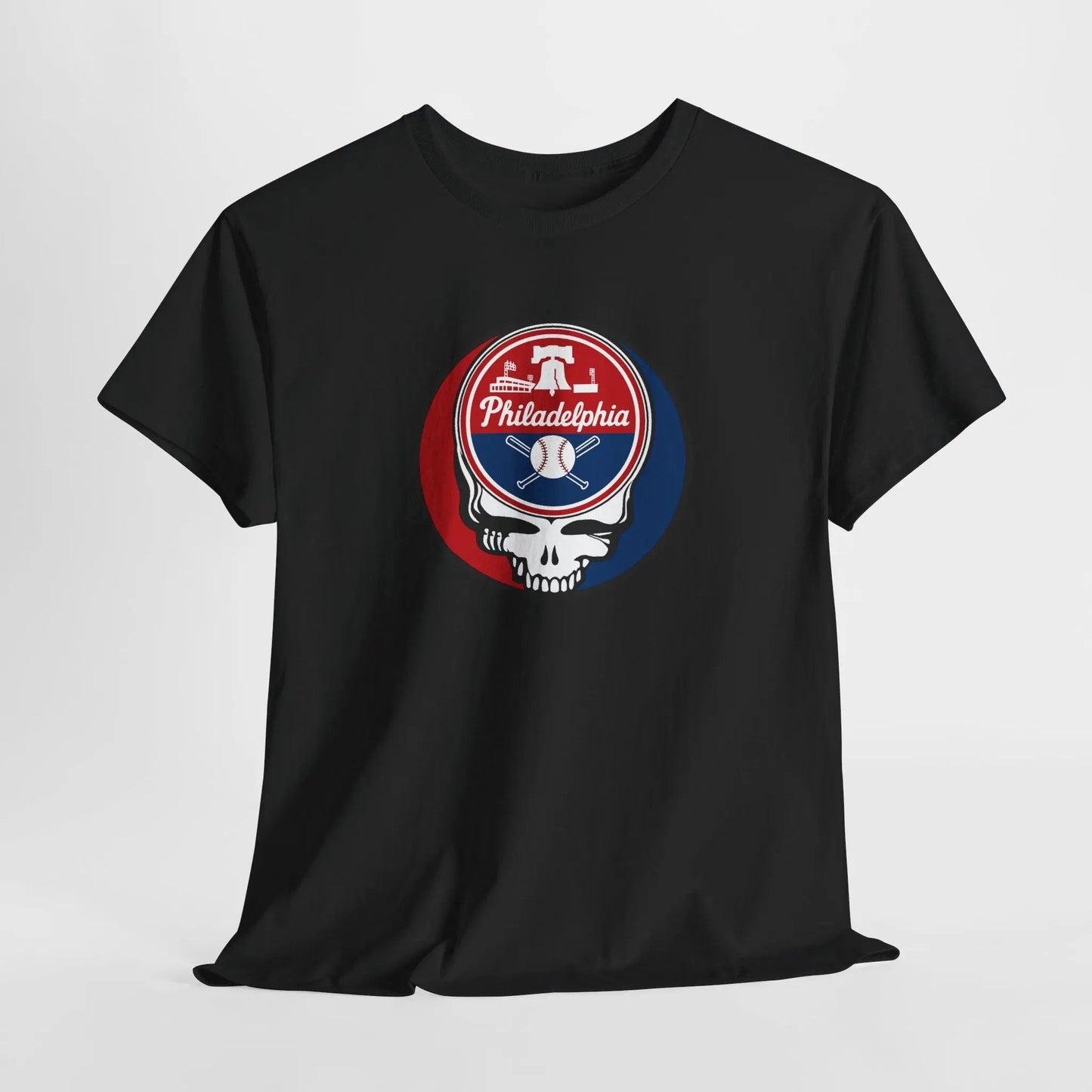 Philadelphia Phillies Grateful Dead Steal Your Face T-Shirt Ballpark Collection MLB