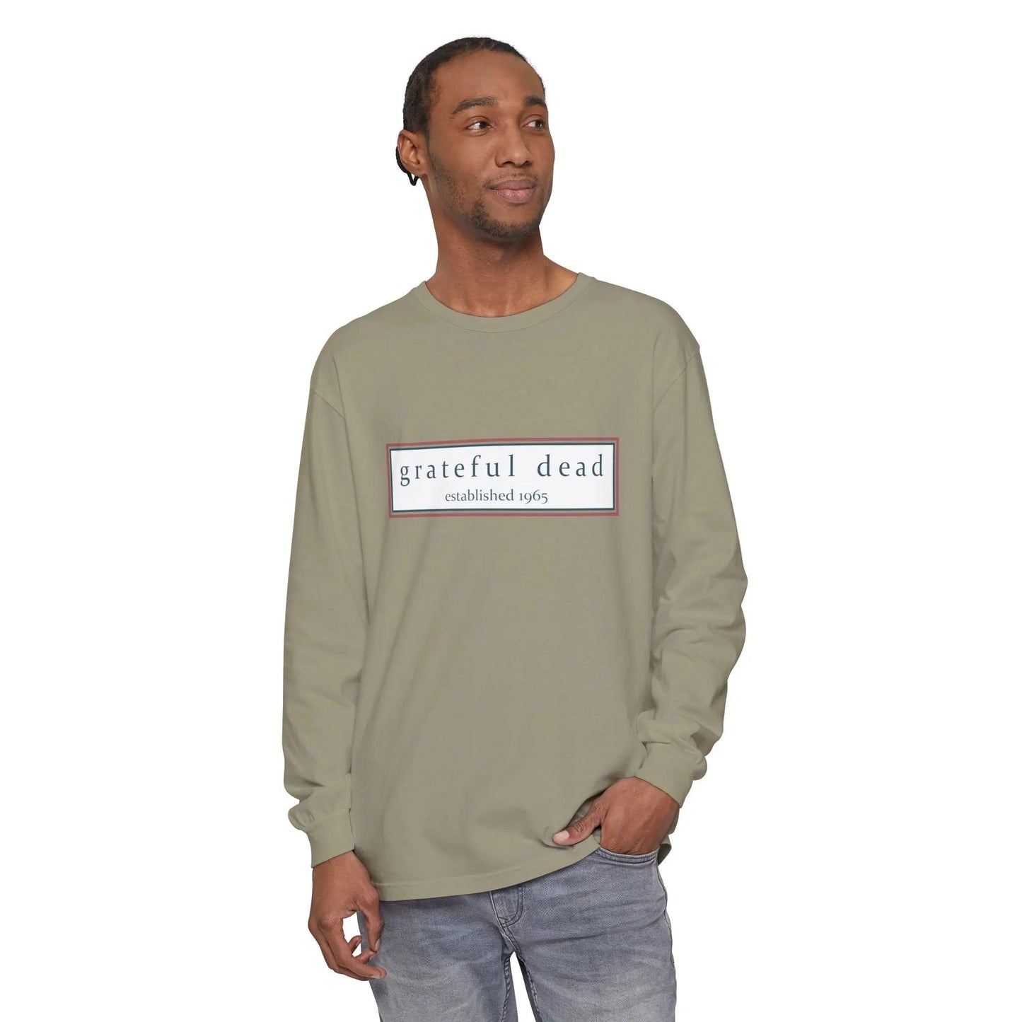 Grateful Dead Dancing Bear Garment-Dyed Long Sleeve T-Shirt