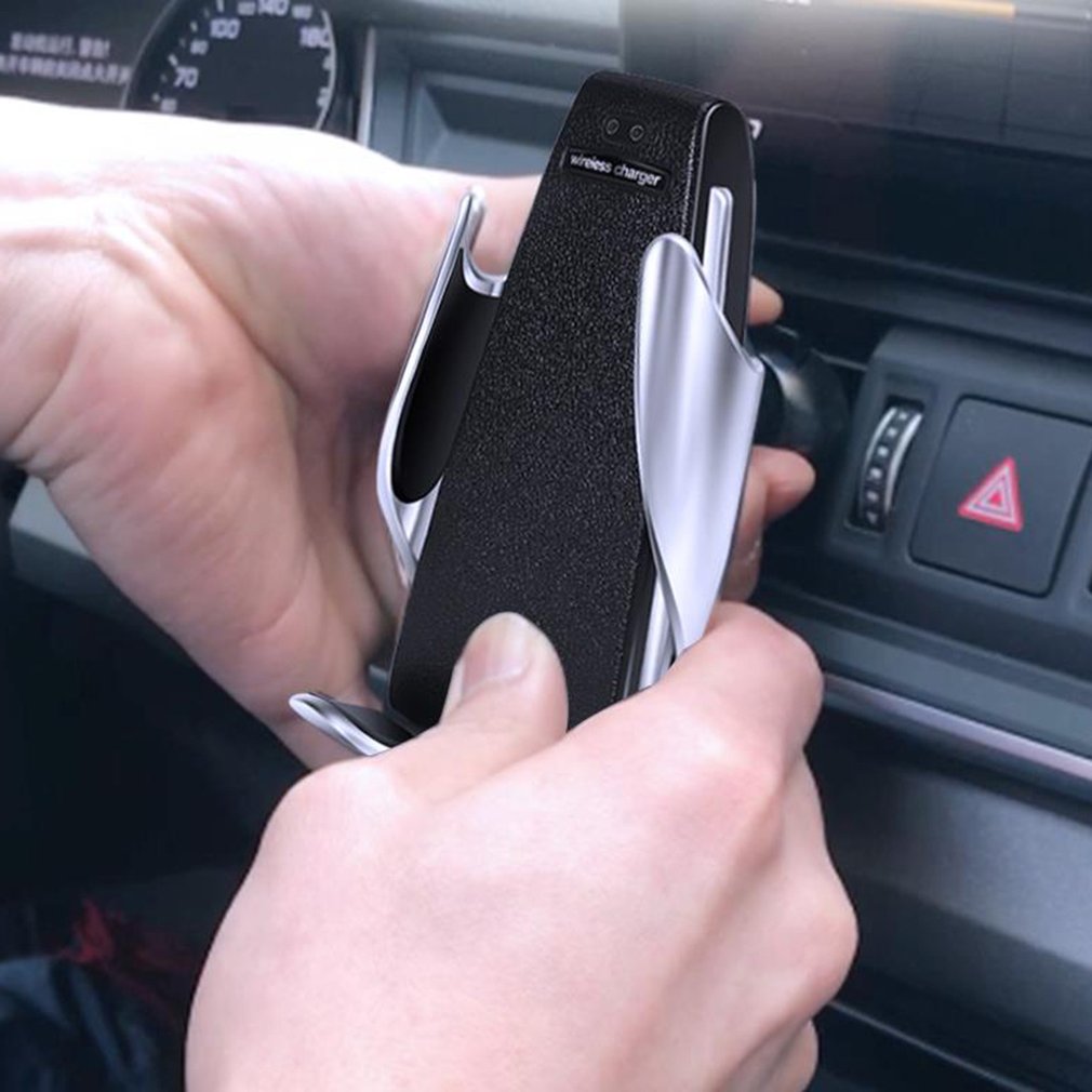 Car Wireless Charger 10W Induction Fast Car Phone Holder S5