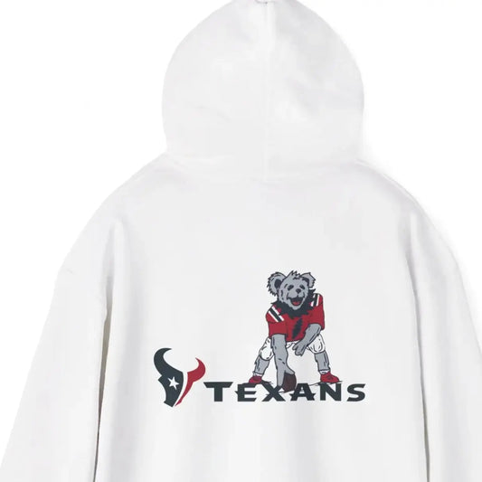 Houston Texans Dancing Bear Unisex Hoodie NFL The Gridiron Collection