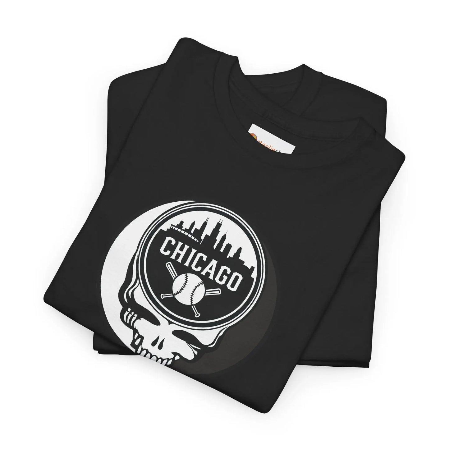 Grateful Dead Steal Your Face Chicago Baseball Edition T-Shirt The Ballpark Collection