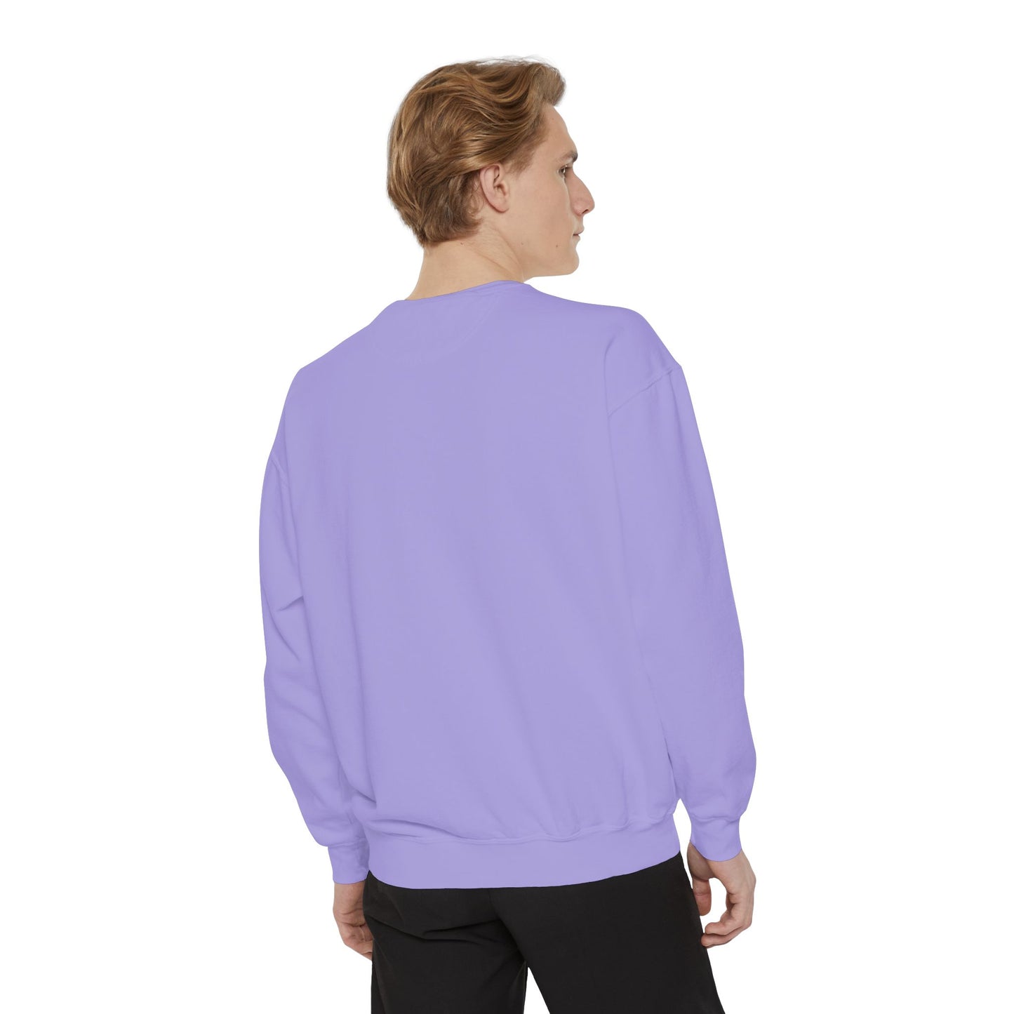 Unisex Garment-Dyed Sweatshirt - Chill Vibes with STRAWBERIFY Text