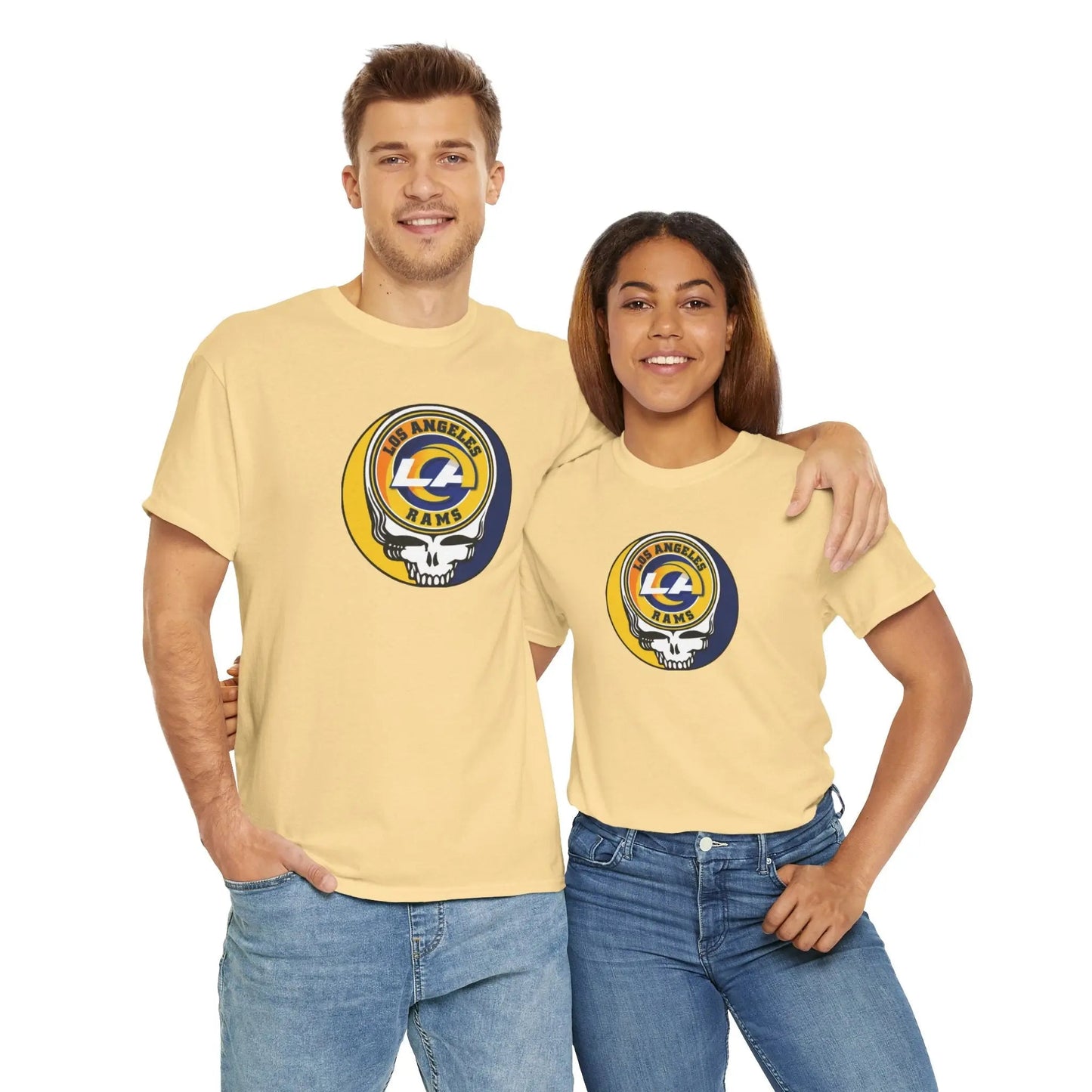 Los Angeles Rams Steal Your Face T-Shirt Grateful Dead The Gridiron Collection