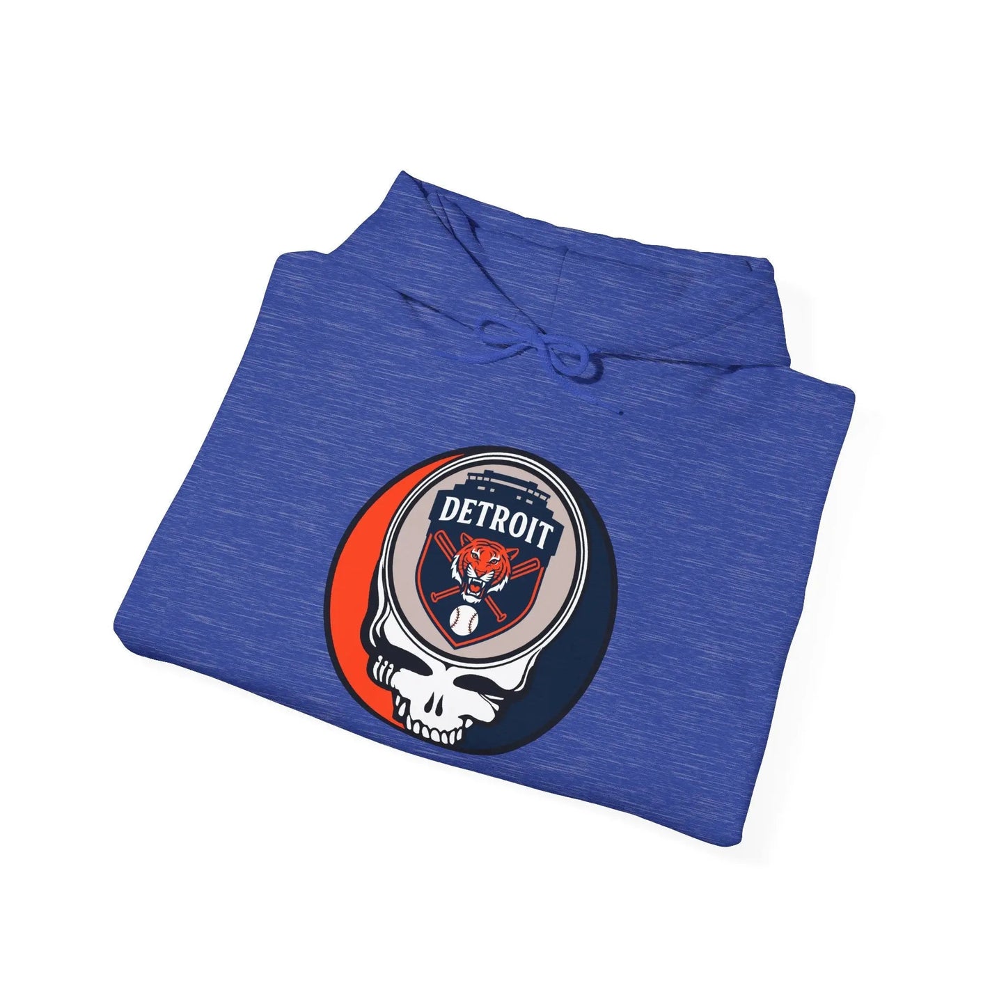 Detroit Baseball Edition Grateful Dead Unisex Heavy Blend Hoodie The Ballpark Collection