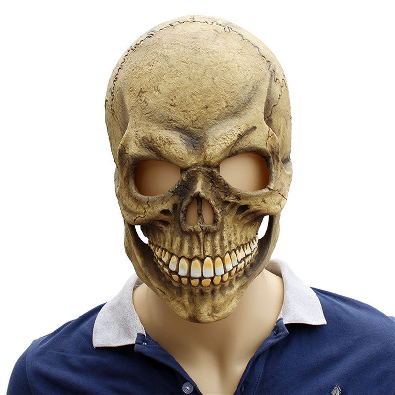 Halloween White Animal Latex Mask Party Supplies