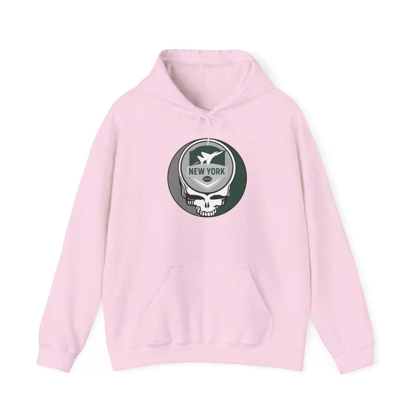 New York Jets Stealie Hoodie Grateful Dead Hooded Sweatshirt The Gridiron Collection