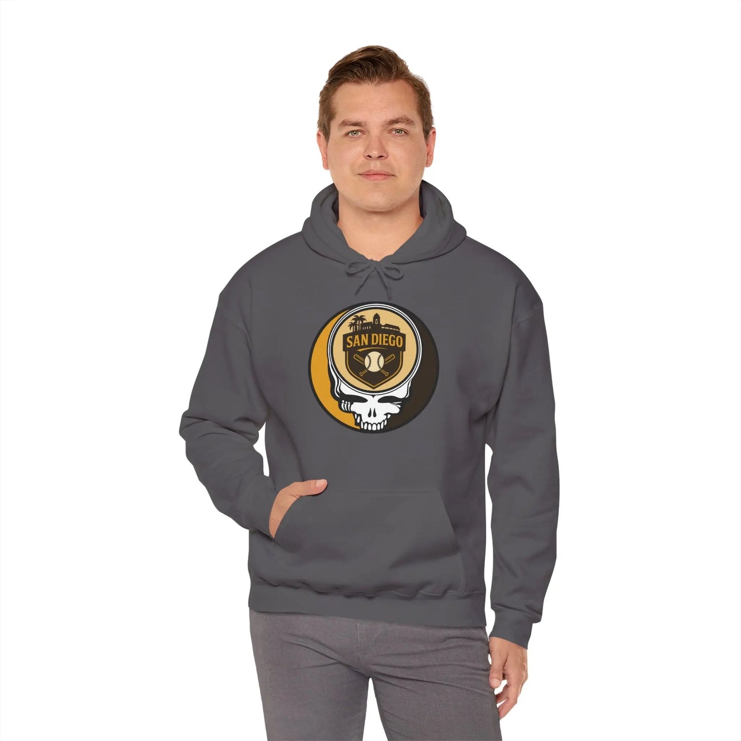 San Diego Baseball Edition Stealie Grateful Dead Unisex Heavy Blend Hoodie MLB