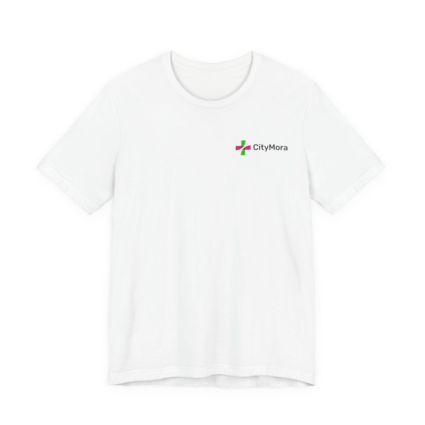 Casual Unisex Tee - 'CityMora' Motivational Short Sleeve Shirt