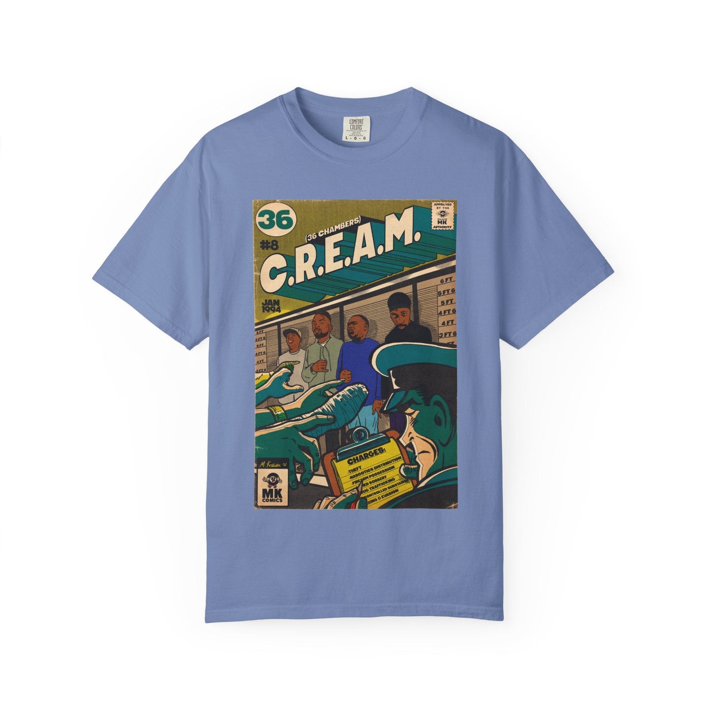 C.R.E.A.M Unisex Comfort Colors T-shirt Ring-Spun Cotton