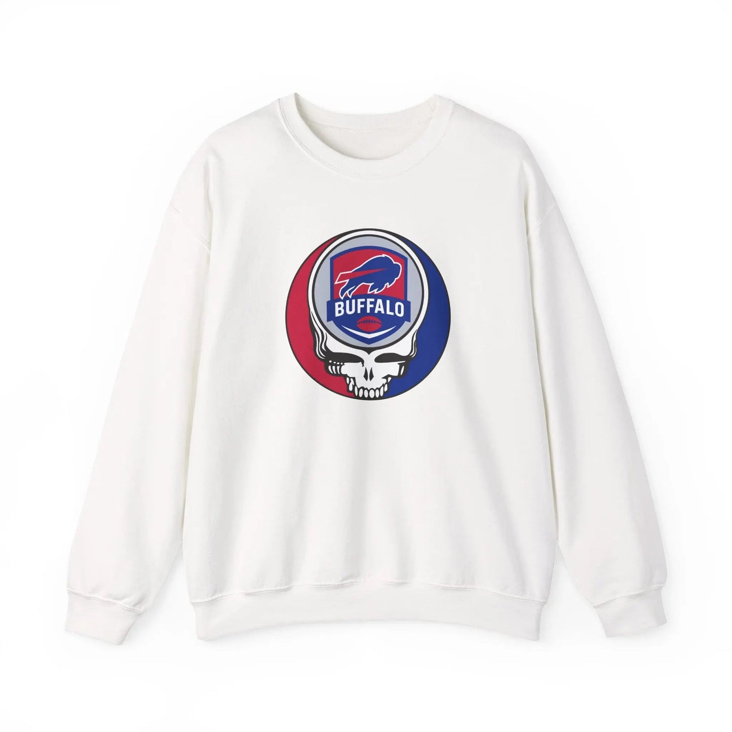 Buffalo Bills Grateful Dead Stealie Crewneck Sweatshirt Unisex NFL
