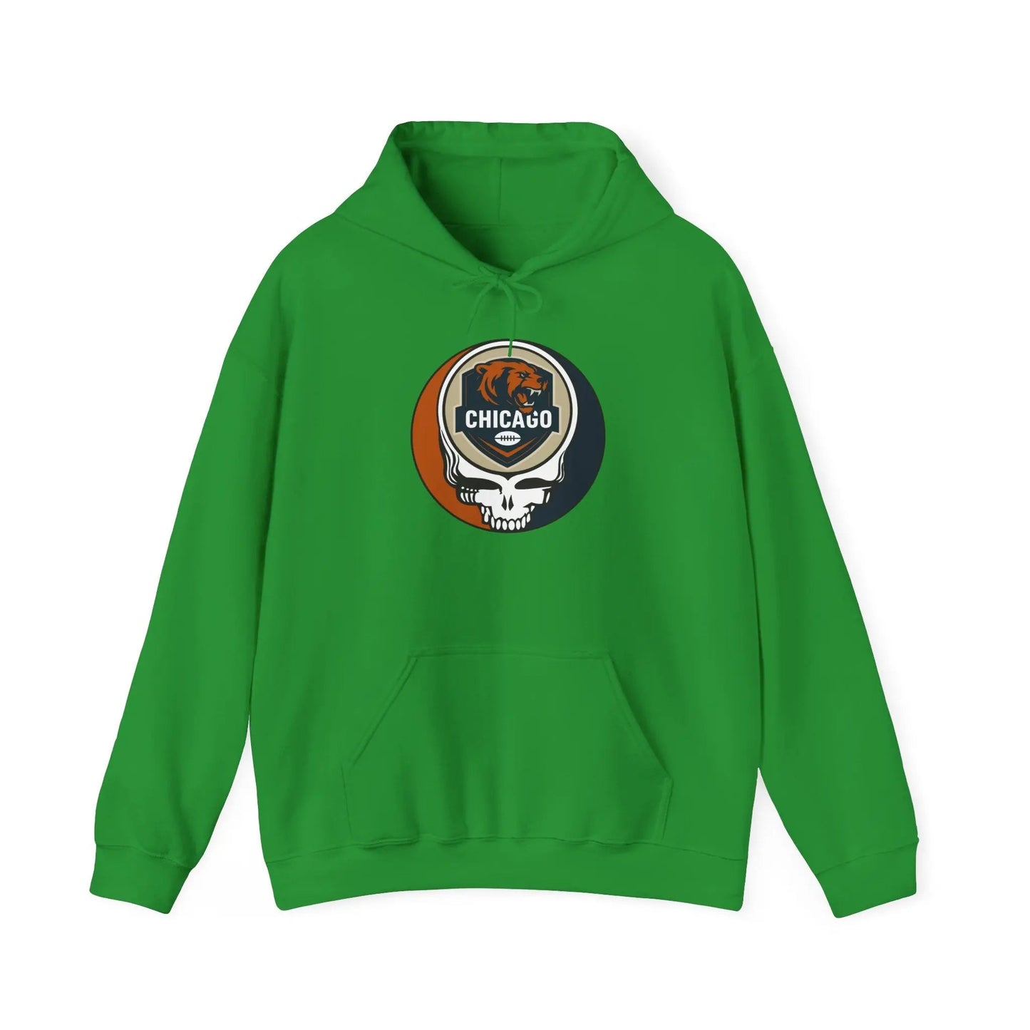 Chicago Bears Stealie Grateful Dead Hooded Sweatshirt NFL The Gridiron Collection