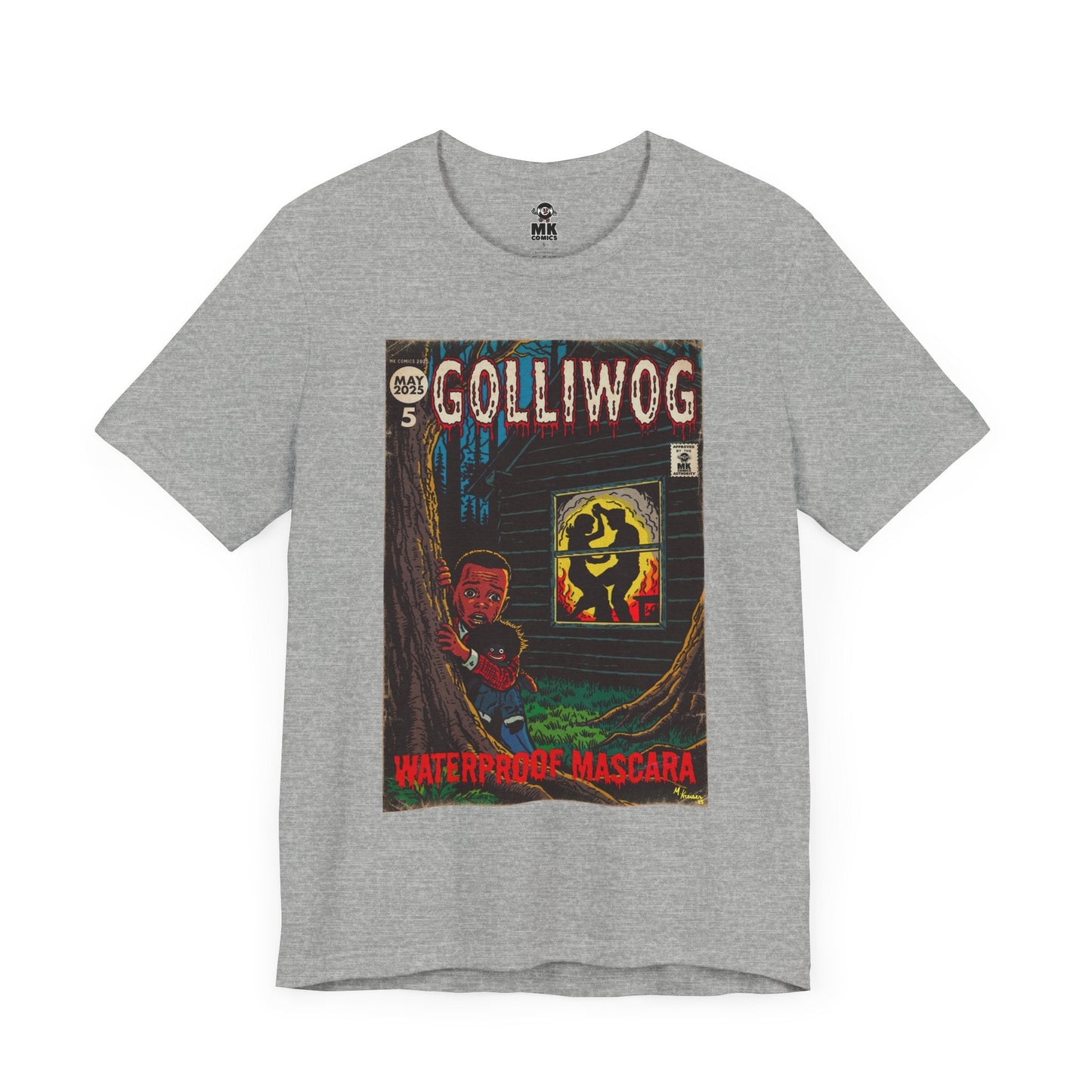 Waterproof Mascara Unisex Jersey Short Sleeve Tee Golliwog