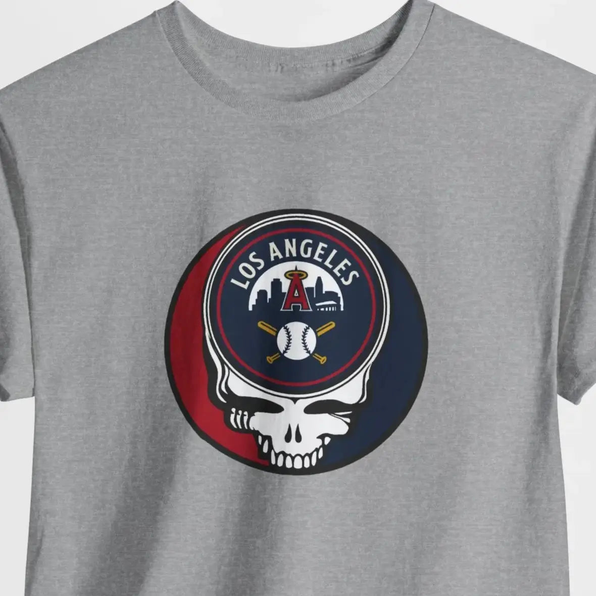 Los Angeles Angels Grateful Dead Steal Your Face T-Shirt The Ballpark Collection
