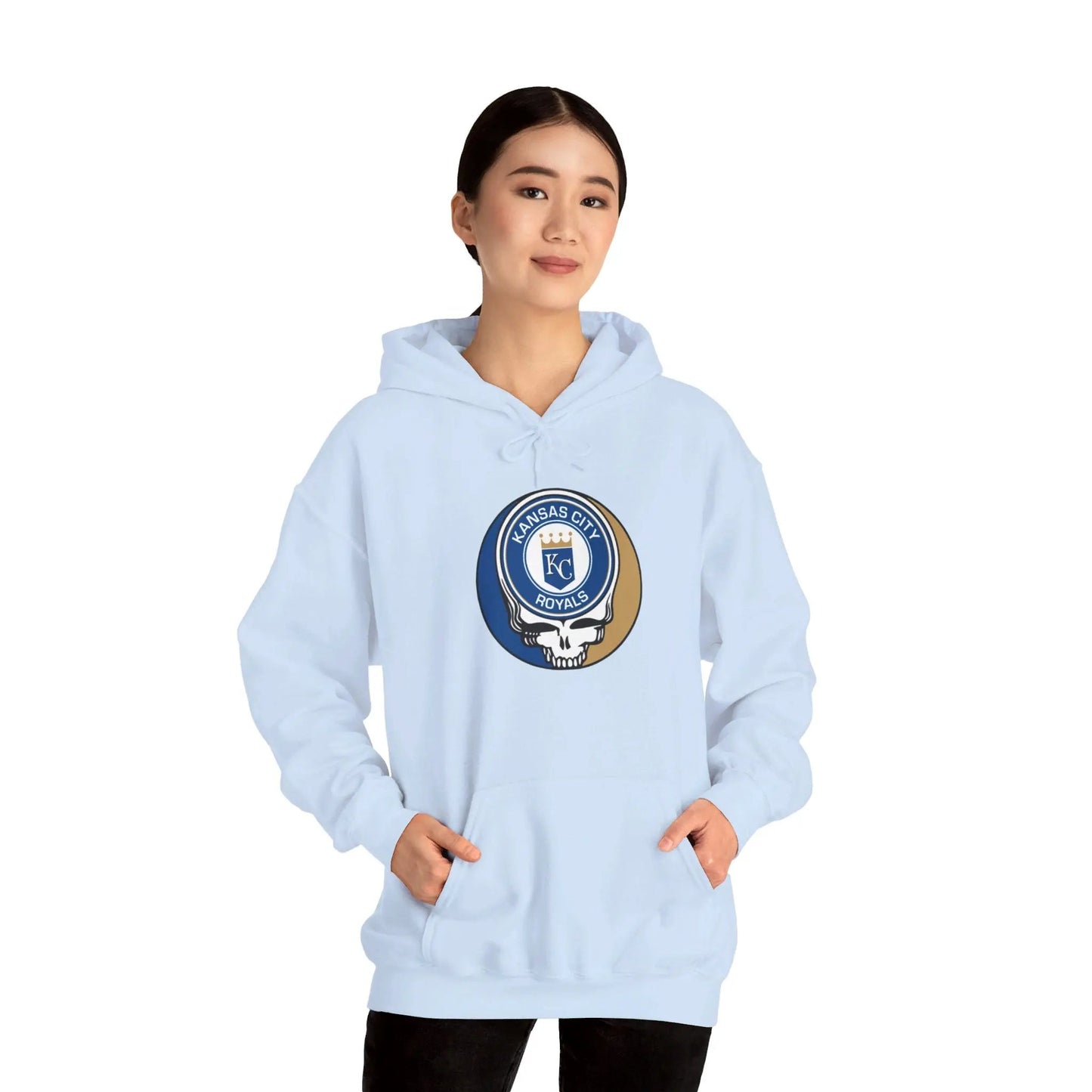 Kansas City Baseball Edition Heavy Blend Hoodie Unisex The Ballpark Collection Grateful Dead
