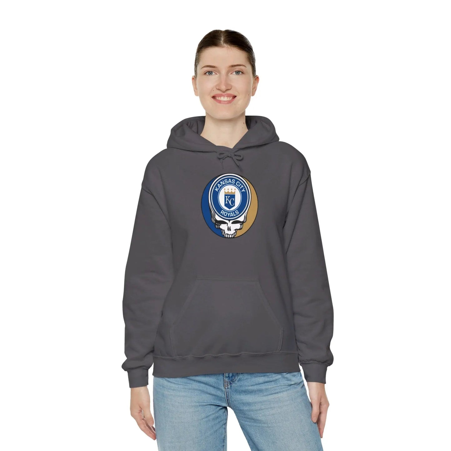Kansas City Baseball Edition Heavy Blend Hoodie Unisex The Ballpark Collection Grateful Dead