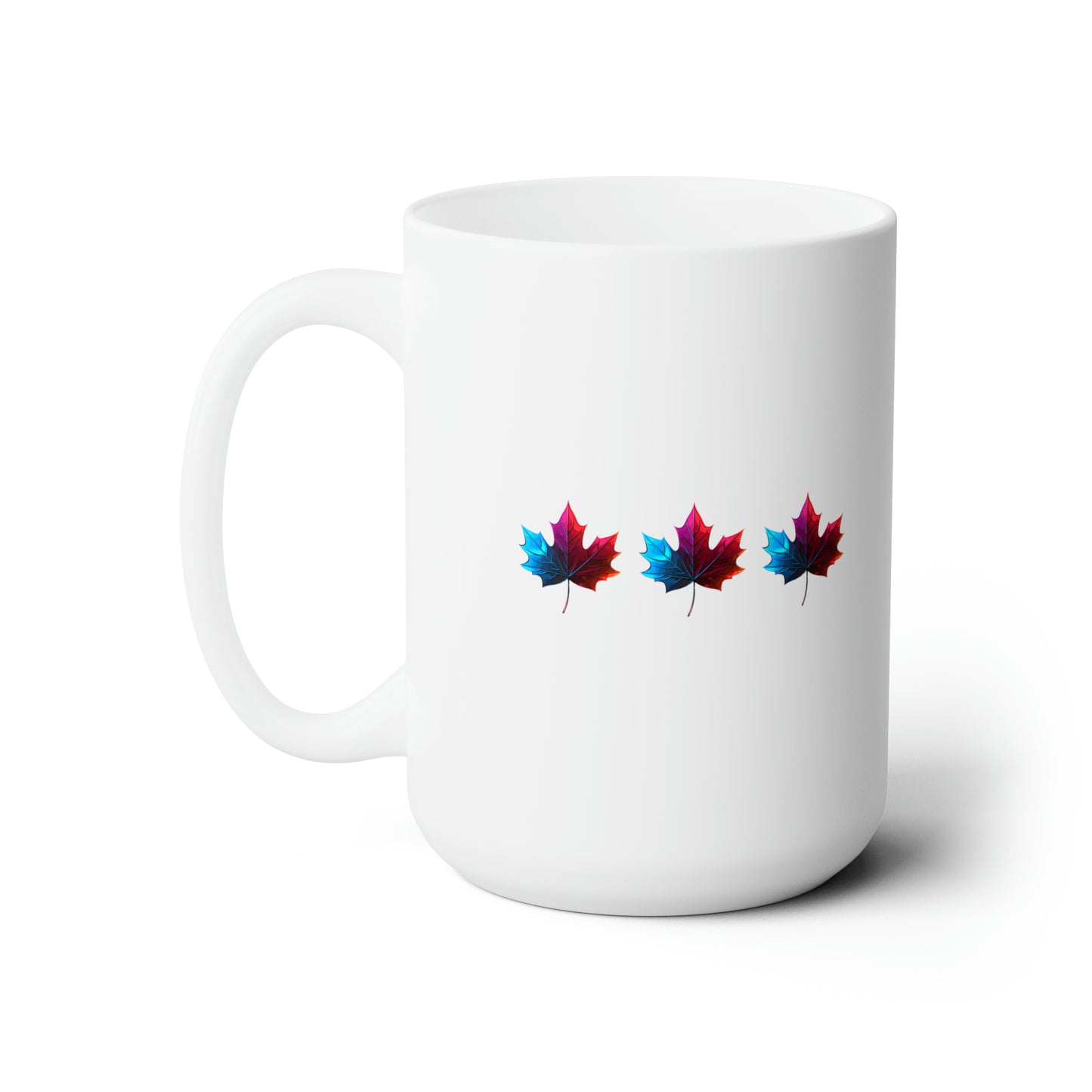 Canada Maple Leaf design White Christmas Ceramic Mug 15oz