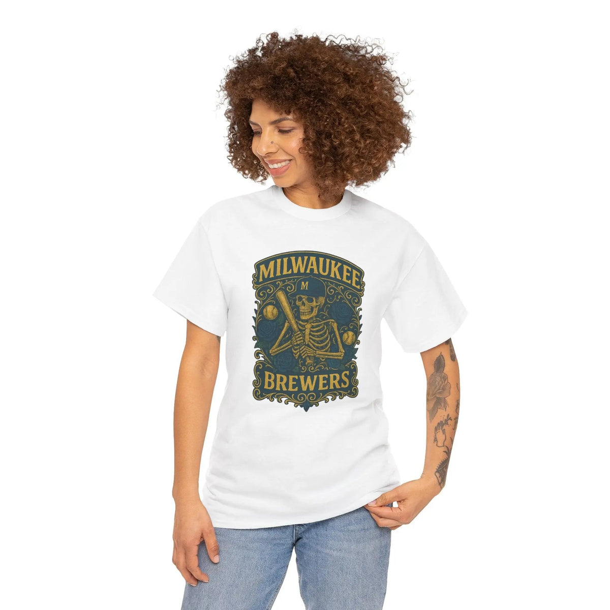 Milwaukee Baseball Edition Retro Poster Art T-shirt The Ballpark Collection