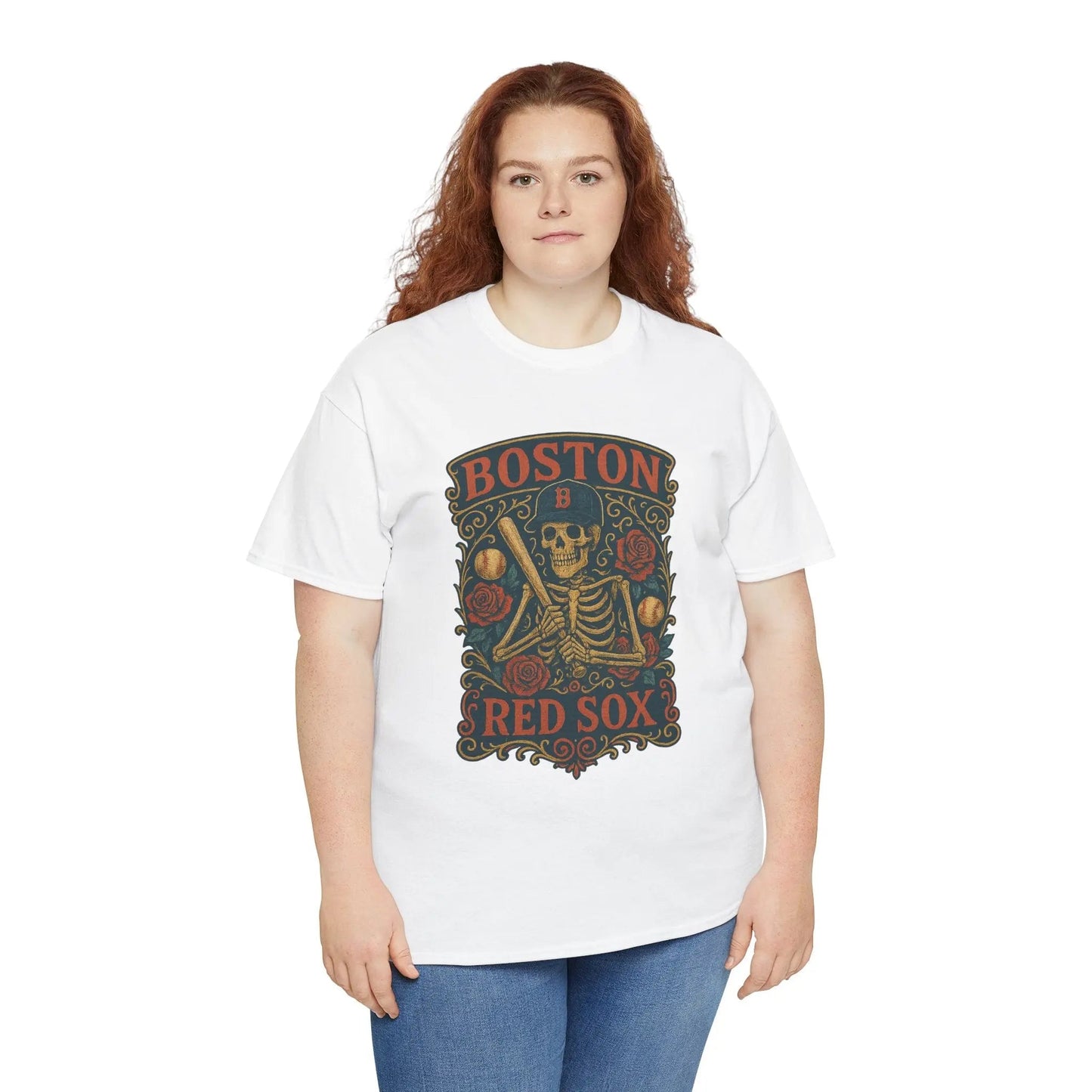Boston Baseball Edition Retro Poster Art T-shirt The Ballpark Collection