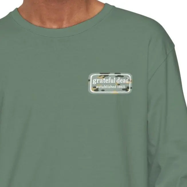 Camo Stealie Garment-Dyed Long Sleeve T-Shirt Vineyard Collection