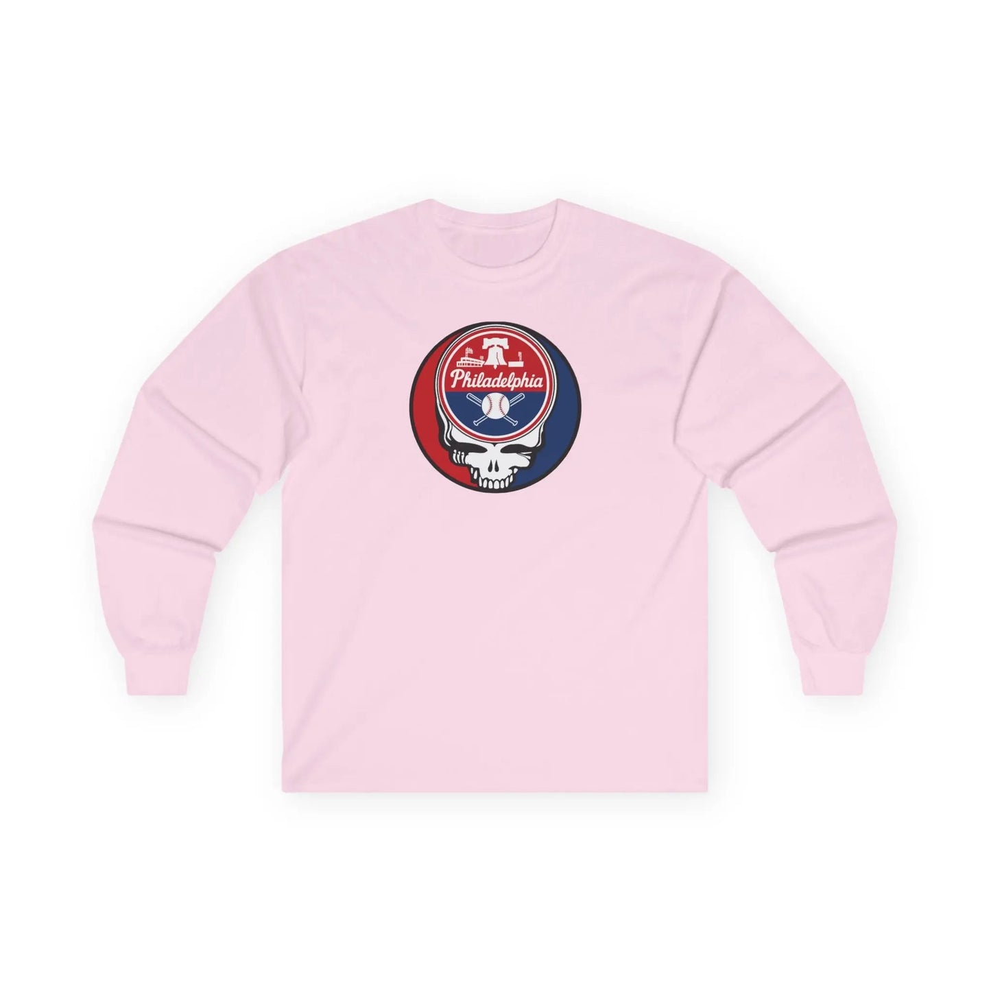 Philadelphia Baseball Edition Stealie Long Sleeve Tee Ultra-Cotton Grateful Dead