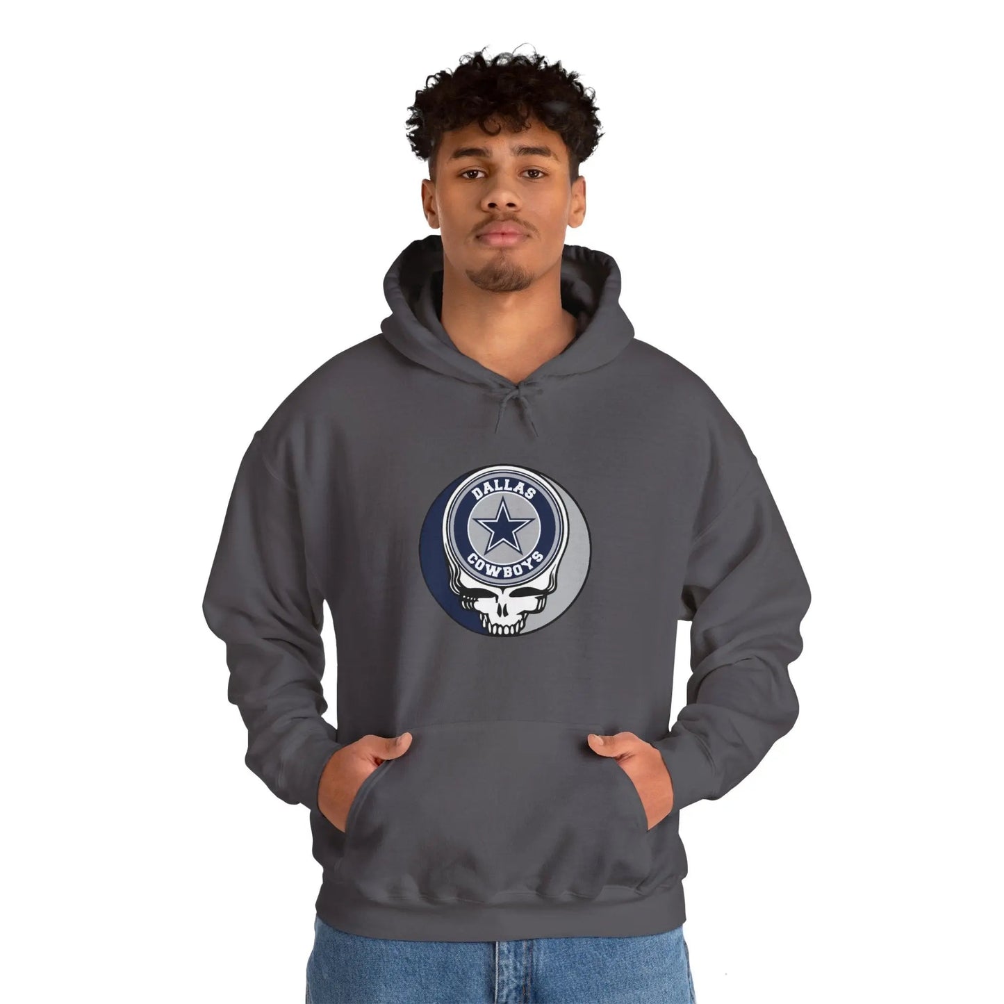 Dallas Cowboys Grateful Dead Hooded Sweatshirt NFL Fan Apparel The Gridiron Collection