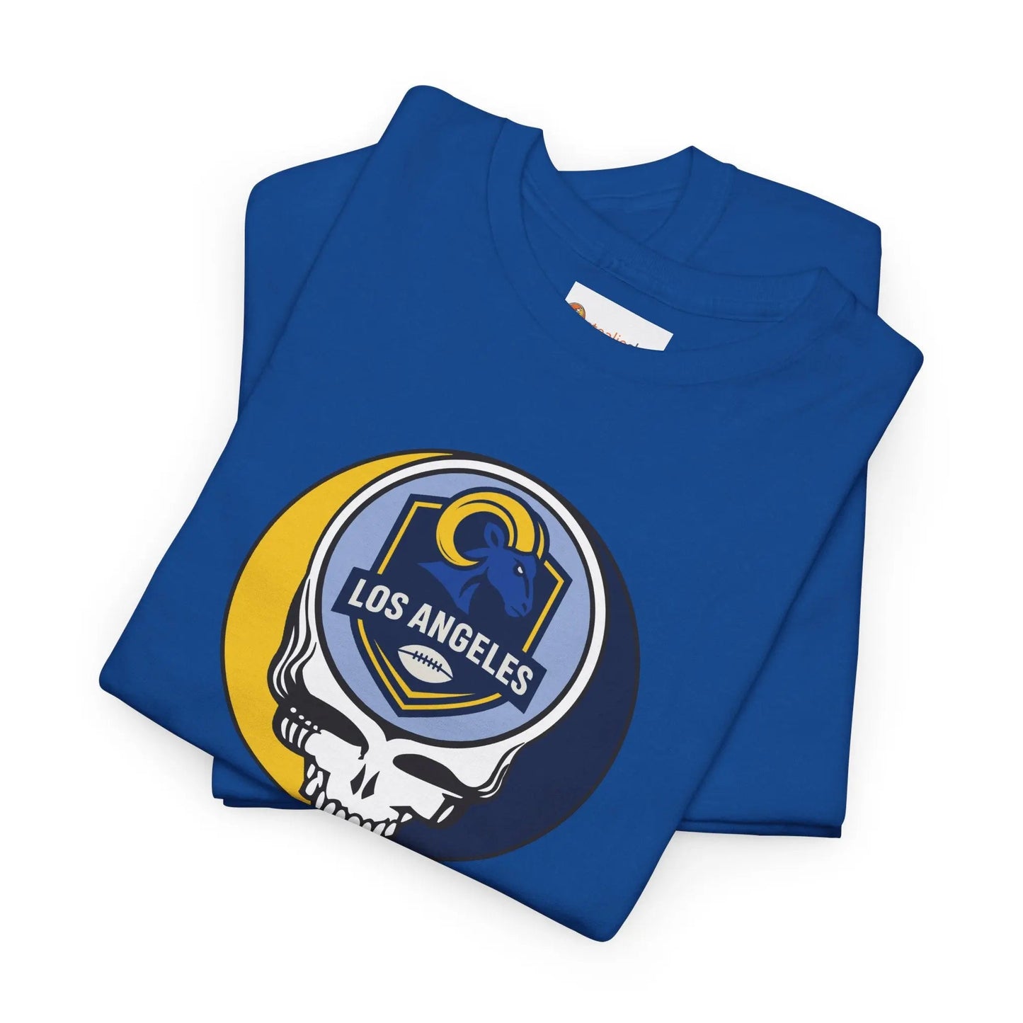 Los Angeles Rams Grateful Dead Steal Your Face T-Shirt The Gridiron Collection NFL