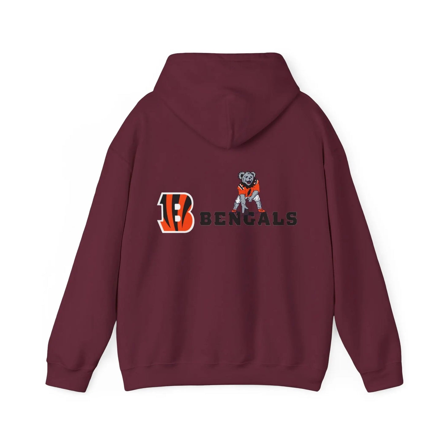 Cincinnati Bengals Dancing Bear Unisex Hoodie Two-Sided The Gridiron Collection
