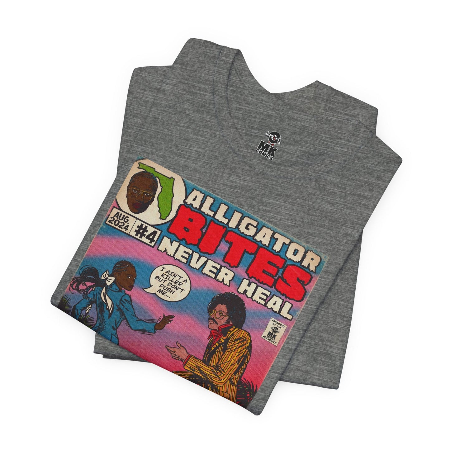 Denial is a River - Alligator Bites Unisex Jersey Short Sleeve Tee