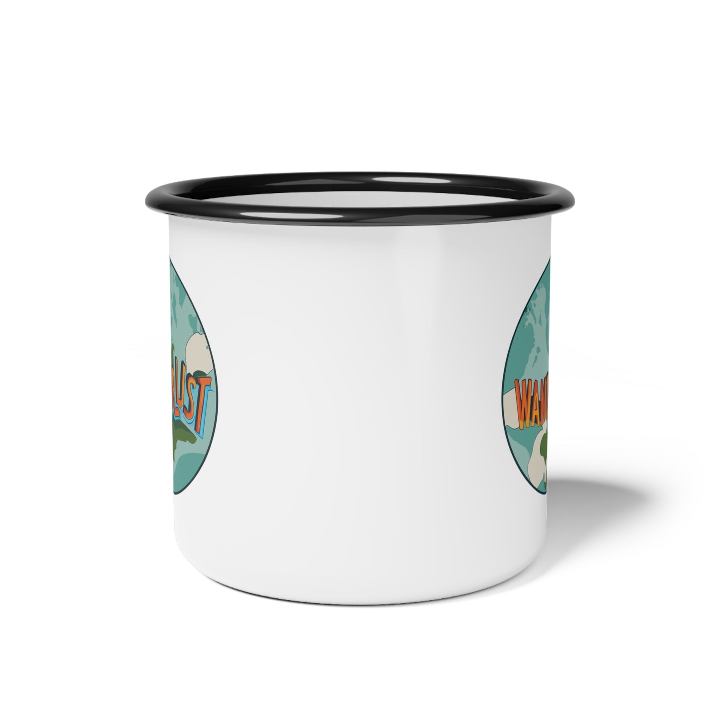 Enamel Camp Cup - Unique Wanderlust Travel Mug