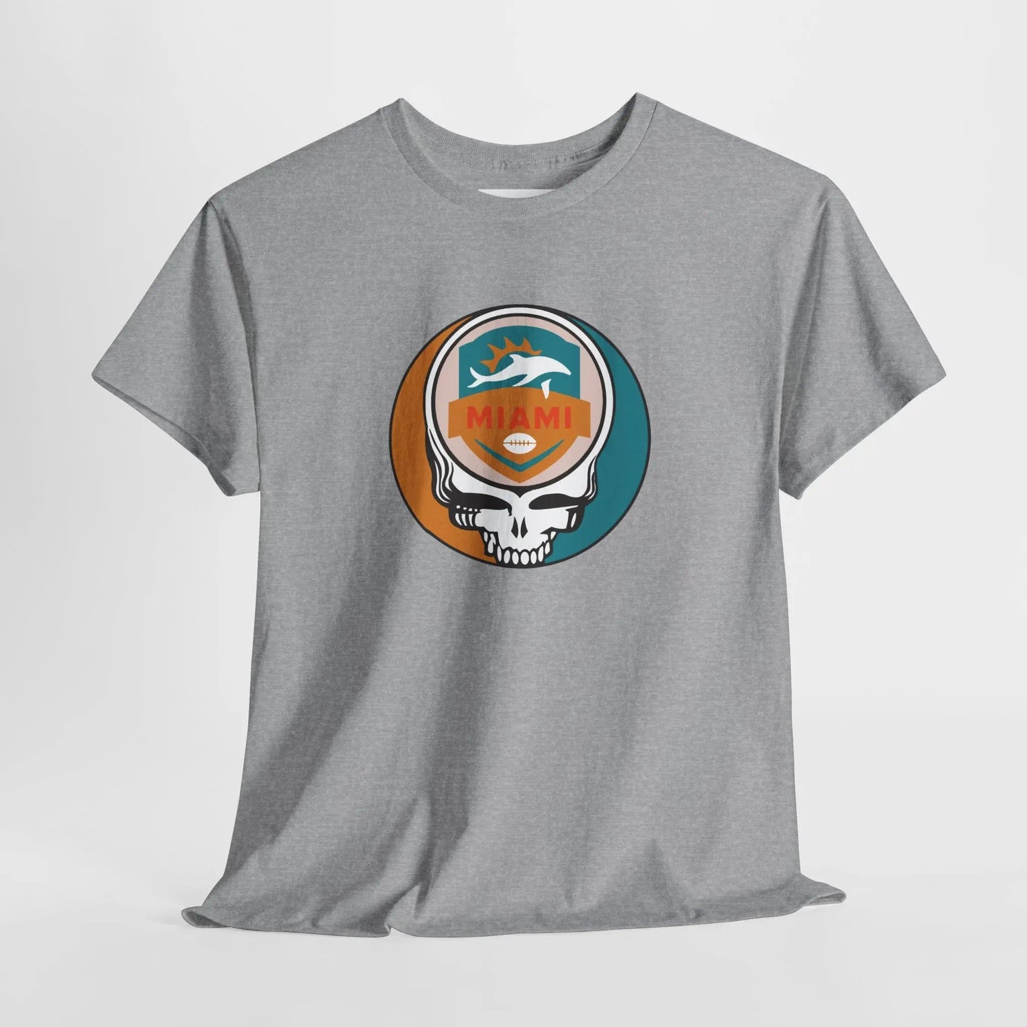Miami Dolphins Steal Your Face Football Edition T-Shirt The Gridiron Collection