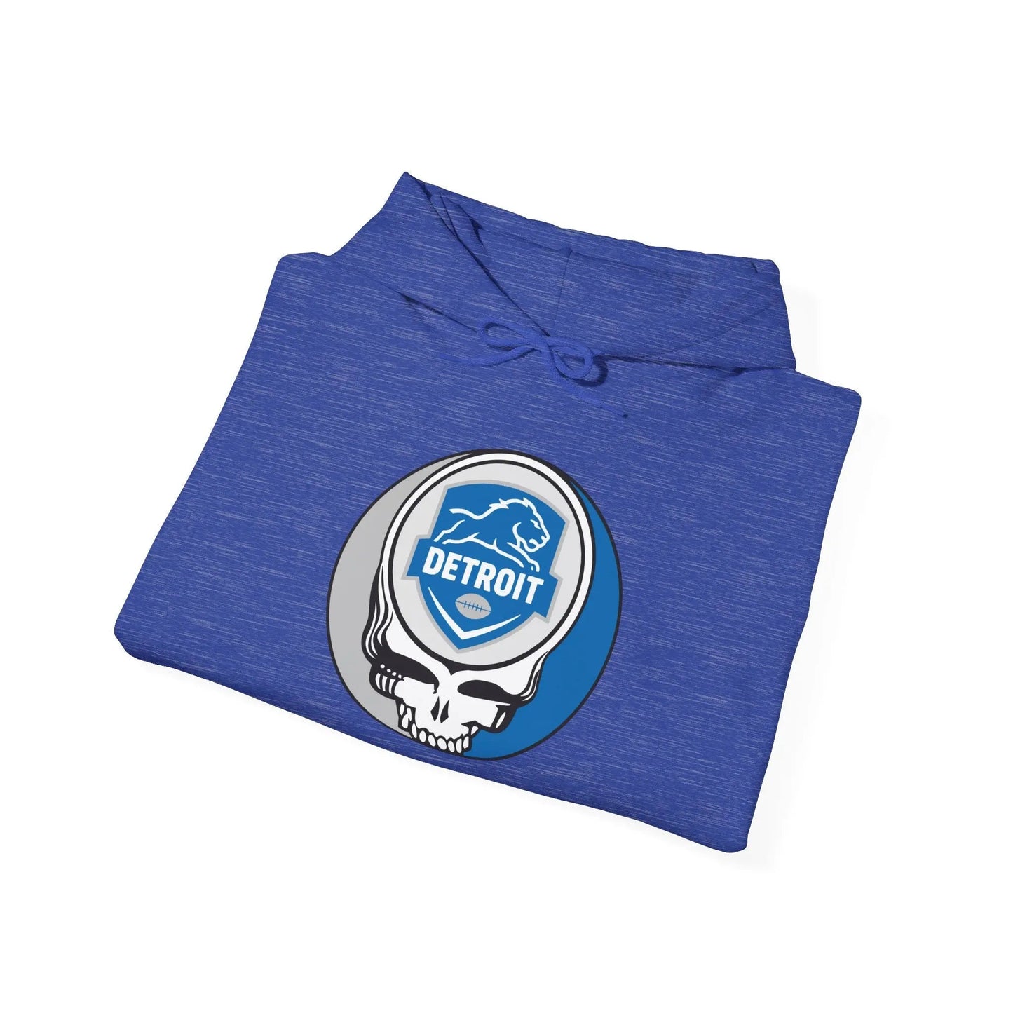 Detroit Lions Stealie Grateful Dead Hooded Sweatshirt NFL The Gridiron Collection