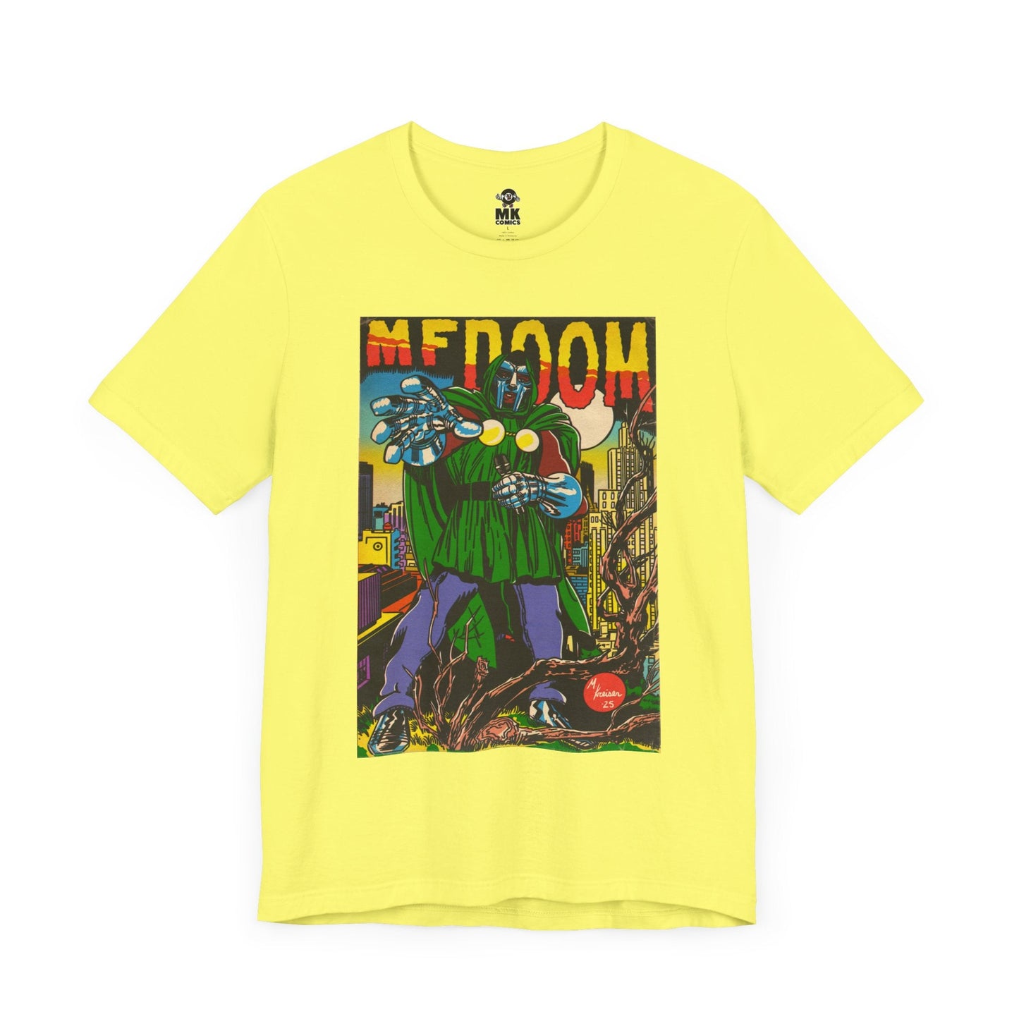 DOOM Comic Book Art Unisex Jersey T-Shirt