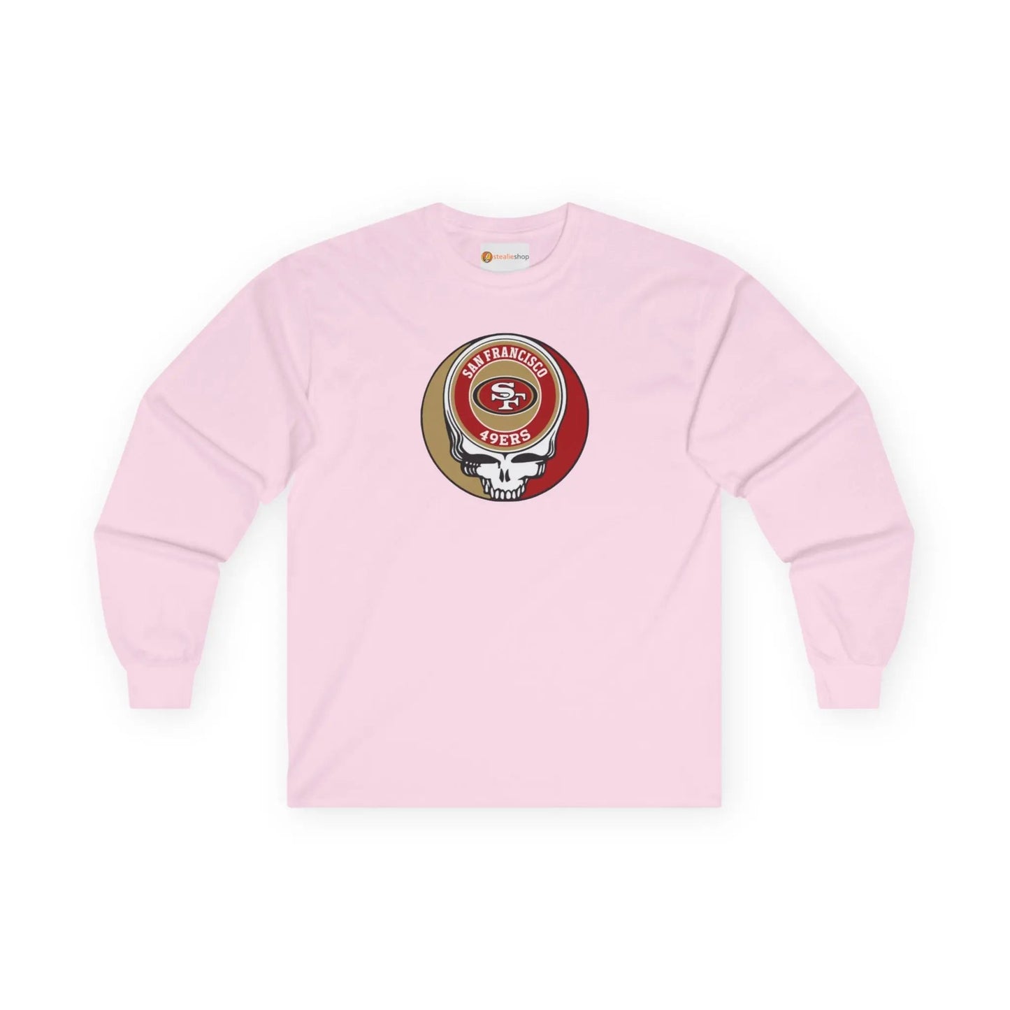 Grateful Dead Long Sleeve Tee Ultra-Cotton San Francisco 49ers The Gridiron Collection