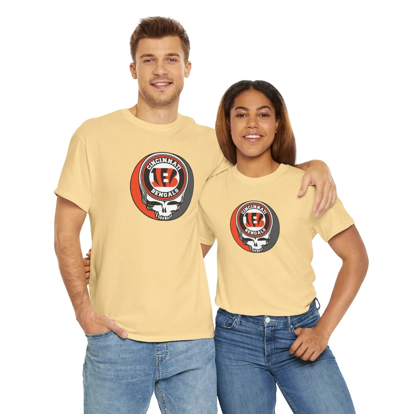 Cincinnati Bengals Steal Your Face T-Shirt NFL Grateful Dead