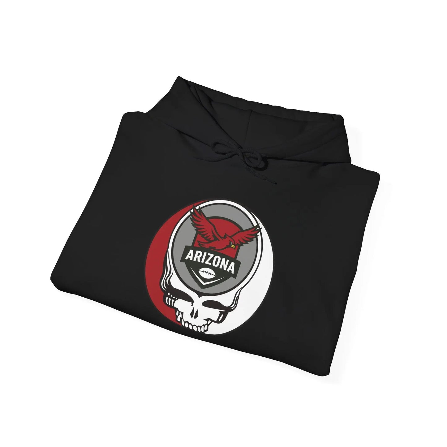 Arizona Cardinals Stealie Grateful Dead Hooded Sweatshirt NFL The Gridiron Collection