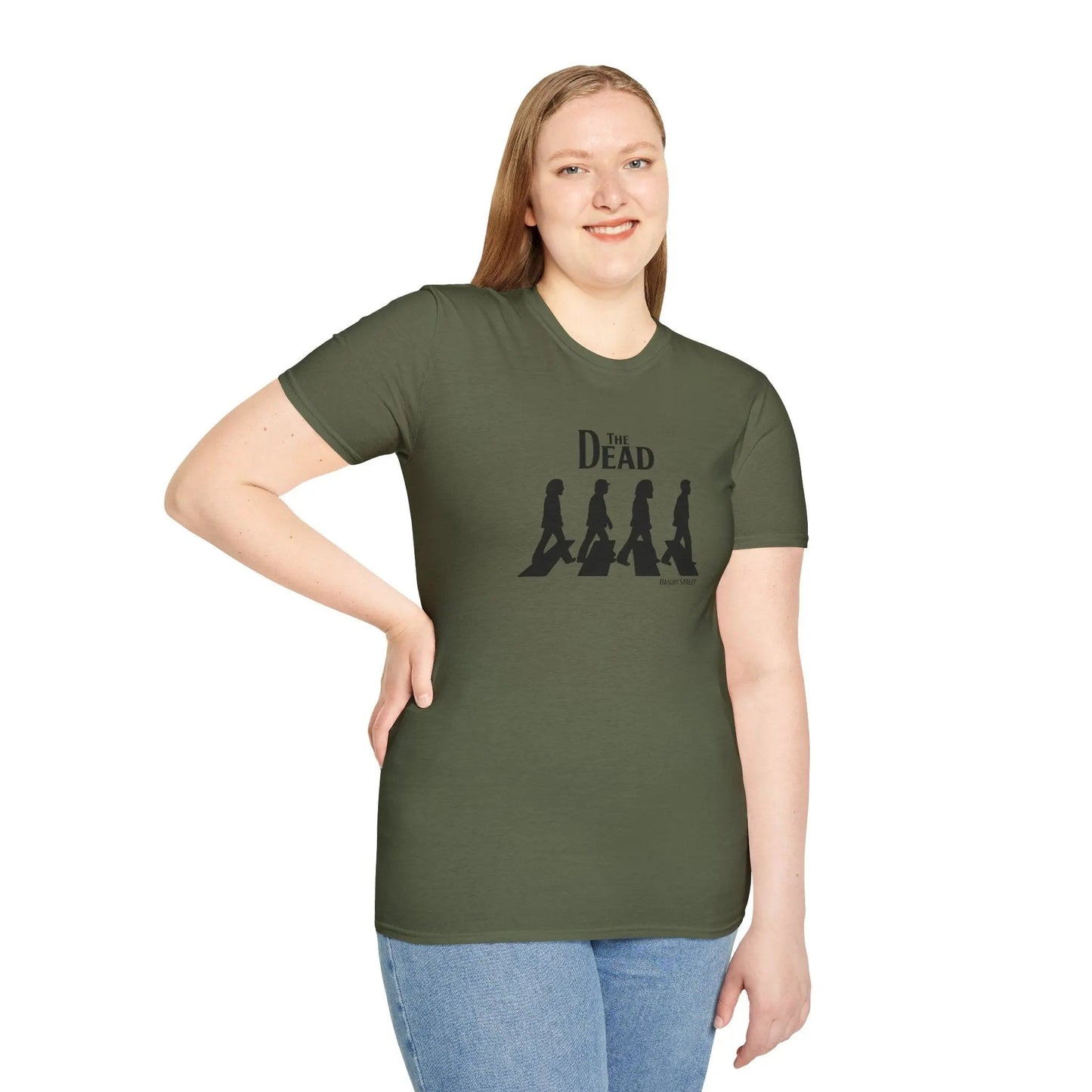 Jerry Road Haight Street Crosswalk Silhouettes T-Shirt