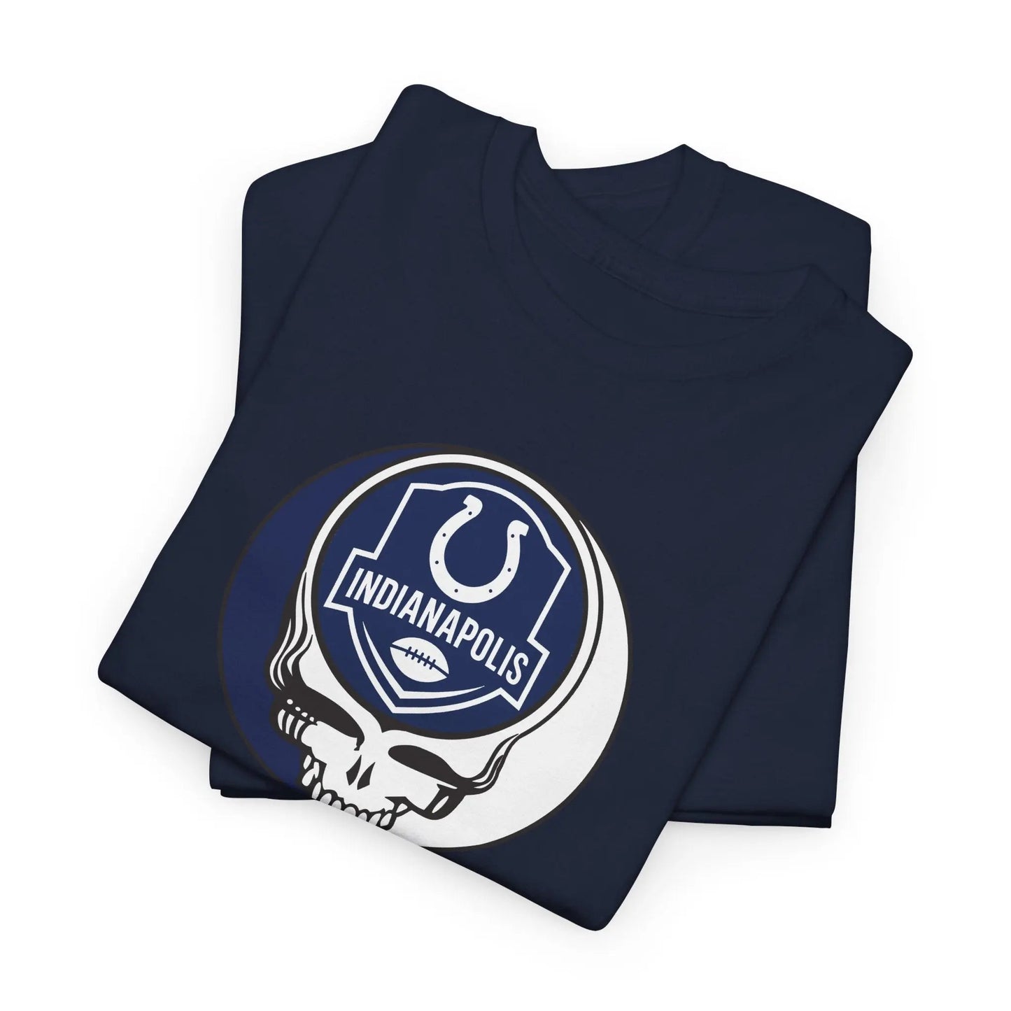 Indianapolis Colts Horseshoe Grateful Dead Steal Your Face T-Shirt NFL