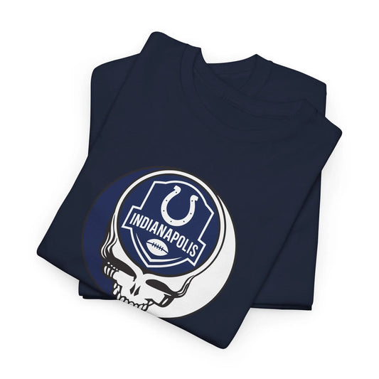 Indianapolis Colts Horseshoe Grateful Dead Steal Your Face T-Shirt NFL