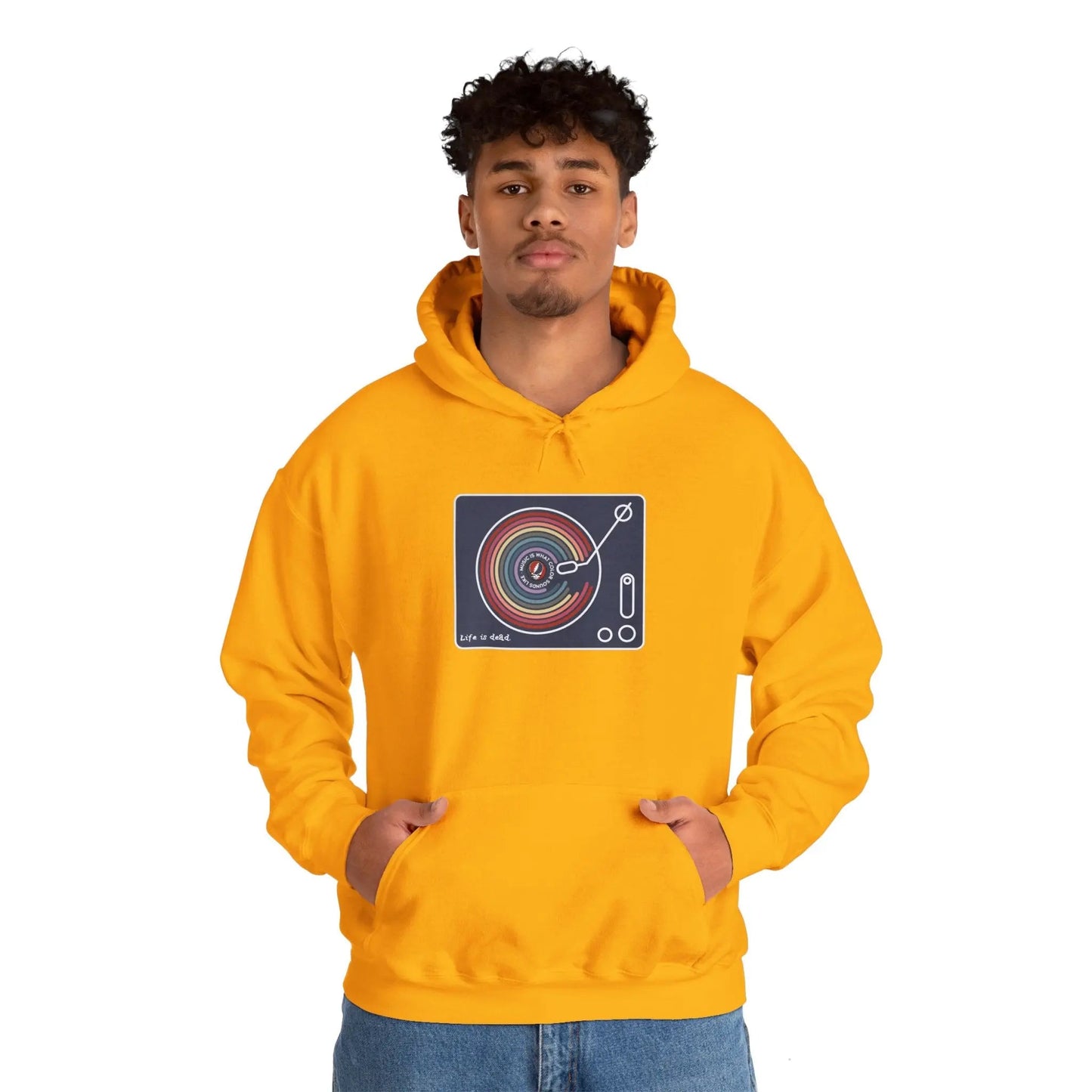 Life is dead Music Is What Colors Sound Like Unisex Hoodie Grateful Dead