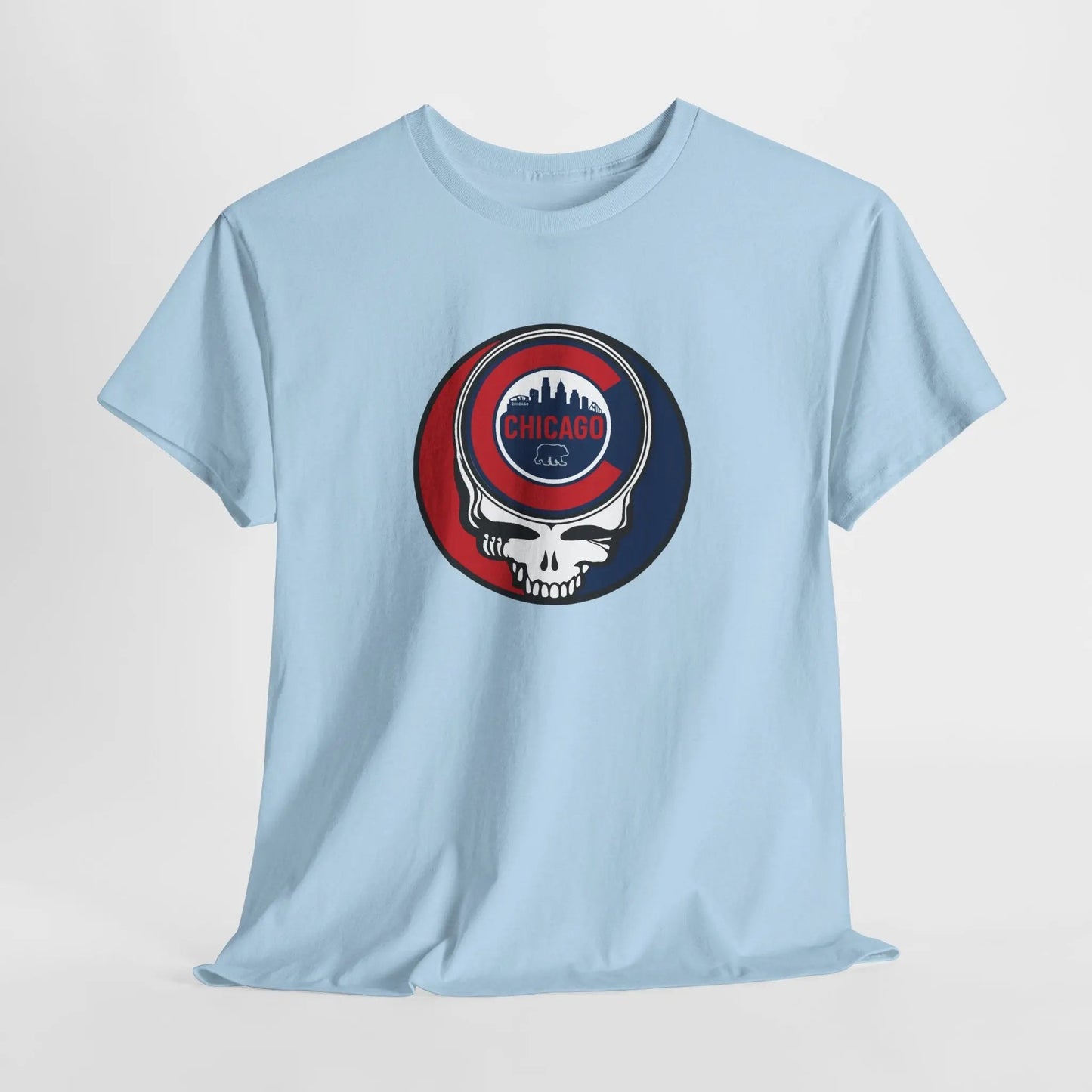 Chicago Cubs Steal Your Face T-Shirt The Ballpark Collection Grateful Dead MLB