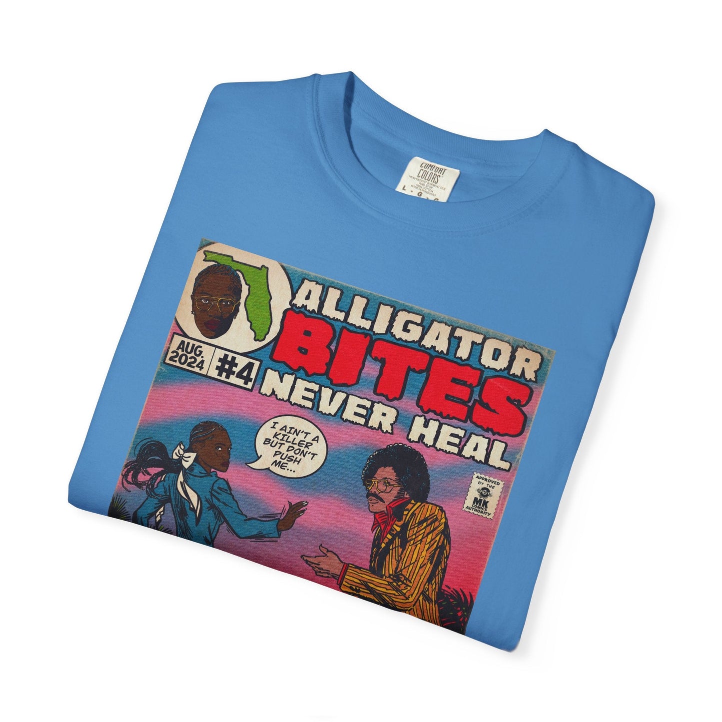 Denial is a River Alligator Bites Unisex Comfort Colors T-shirt