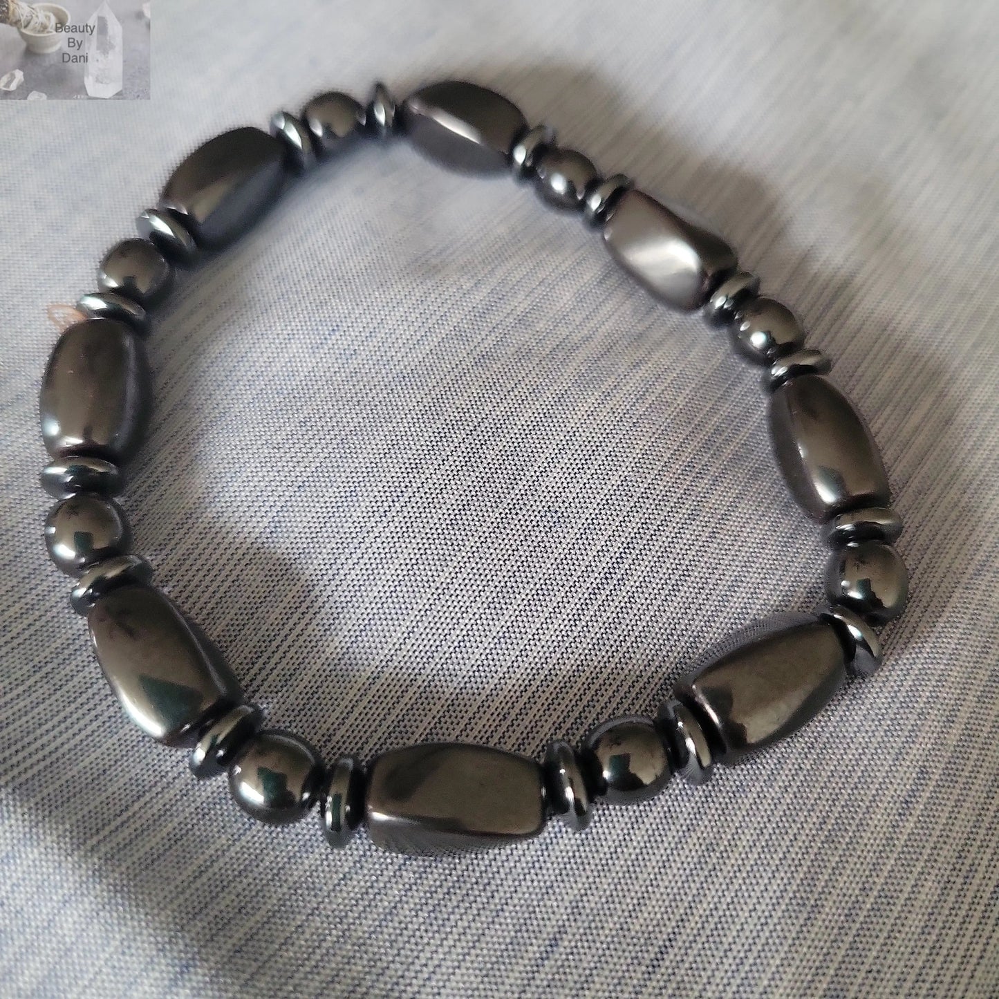 Hematite Grounding Healing Bracelet by Beauty by Dani